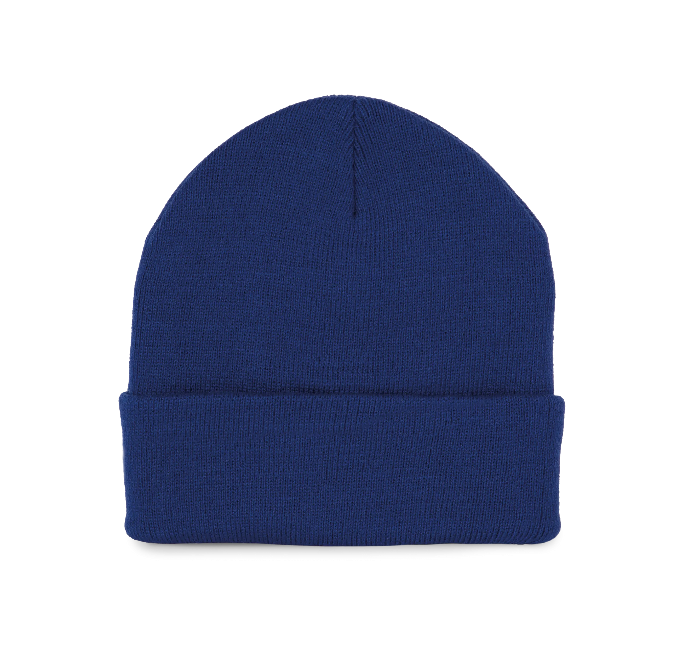 Gorro punto reciclado con dobladillo