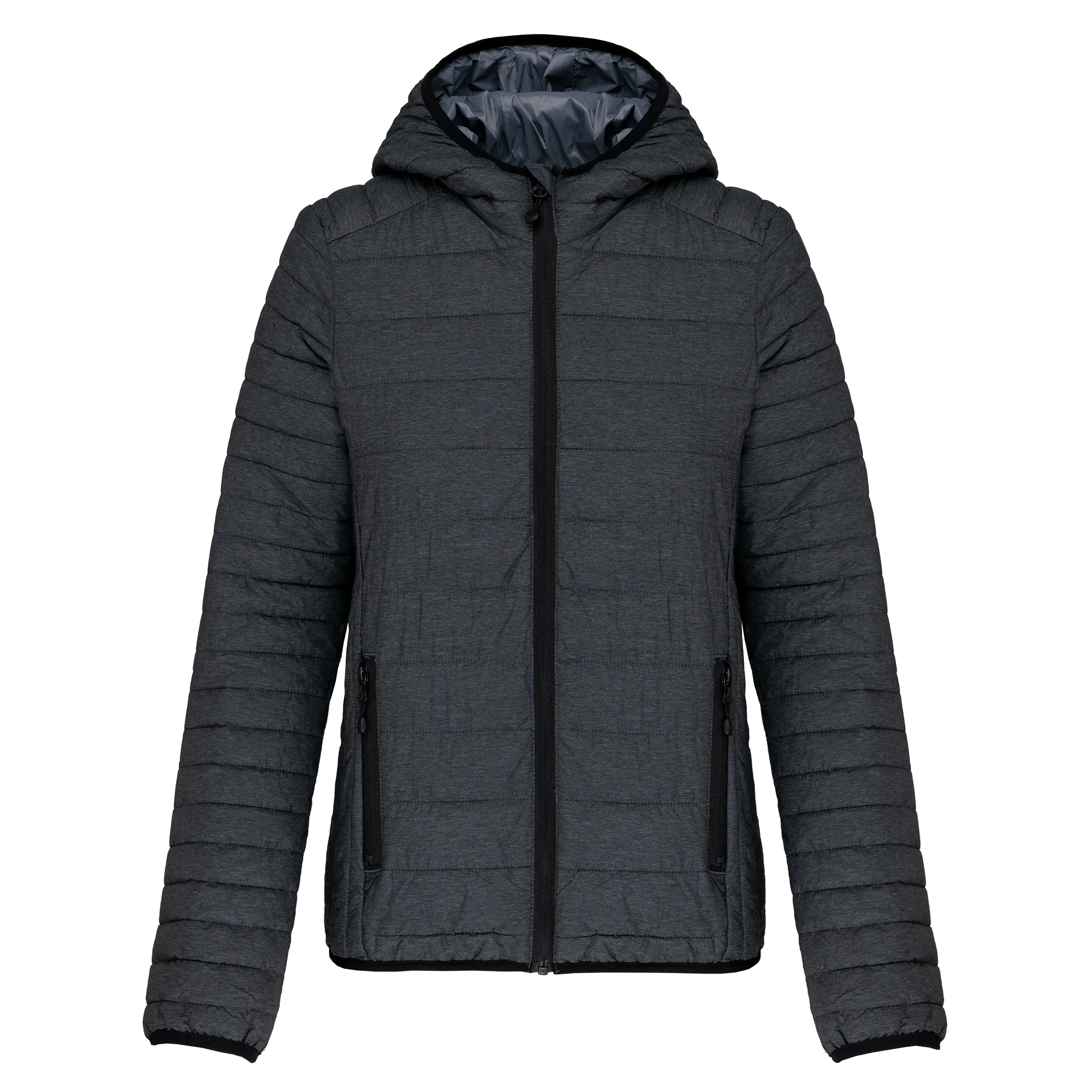 Chaqueta acolchada y ligera con capucha mujer