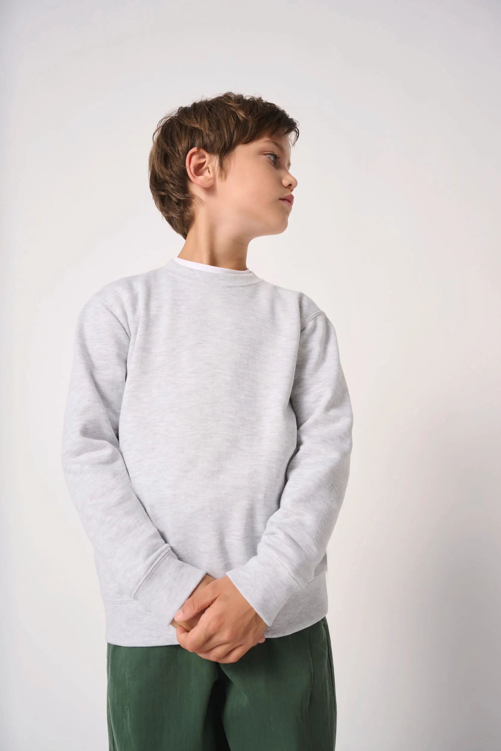 Sudadera cuello redondo infantil