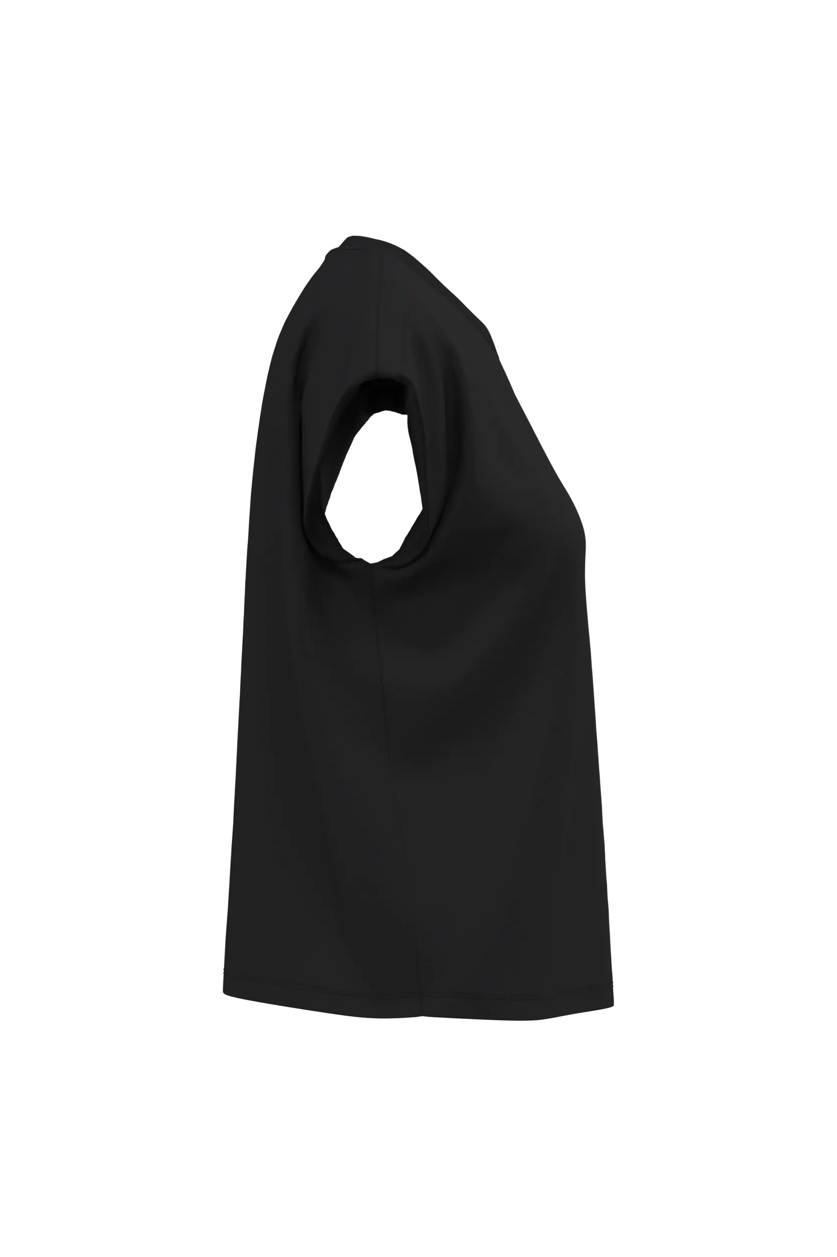 Camiseta de mujer eco-responsable sin mangas con hombreras