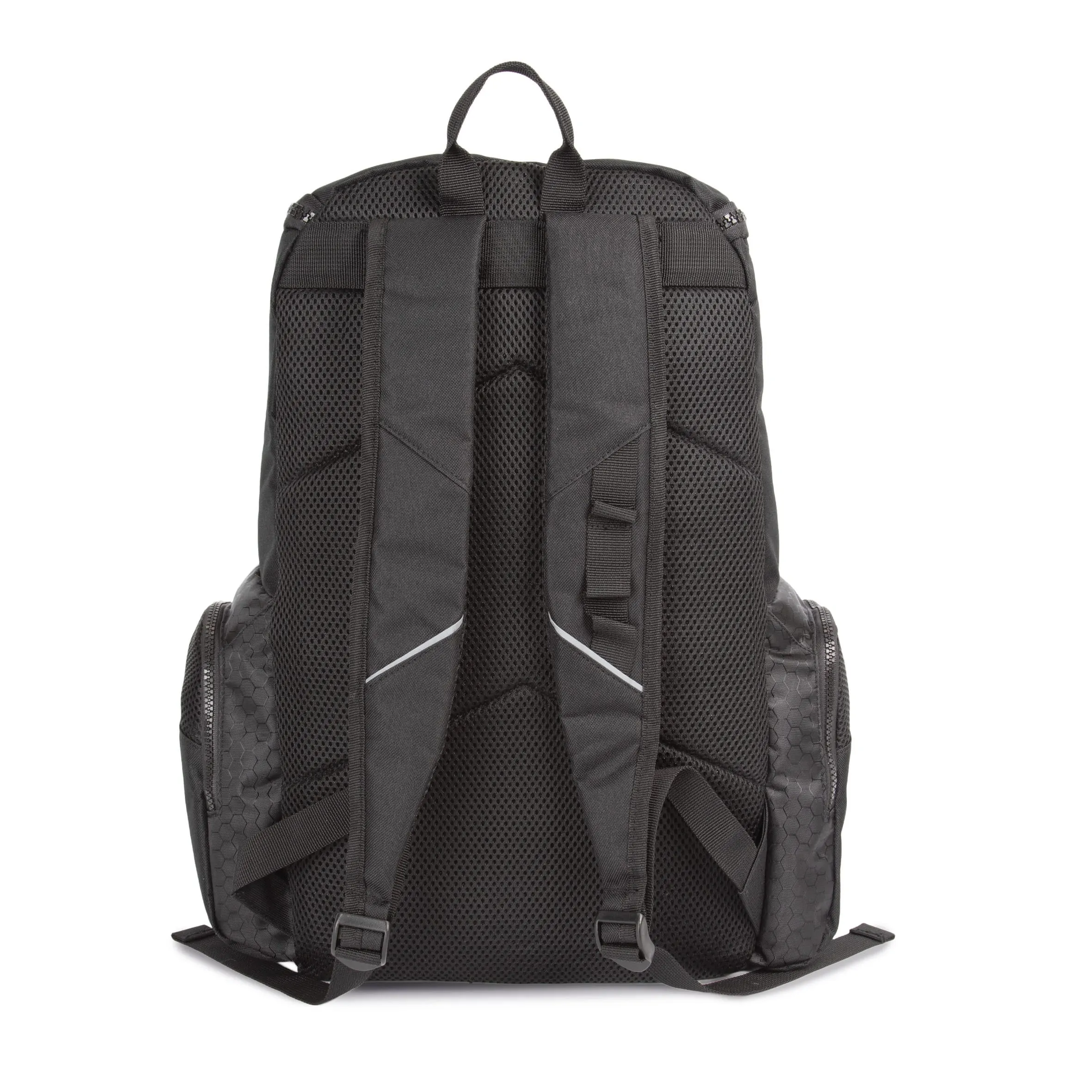 Mochila de deporte con portaobjetos confeccionada en material reciclado