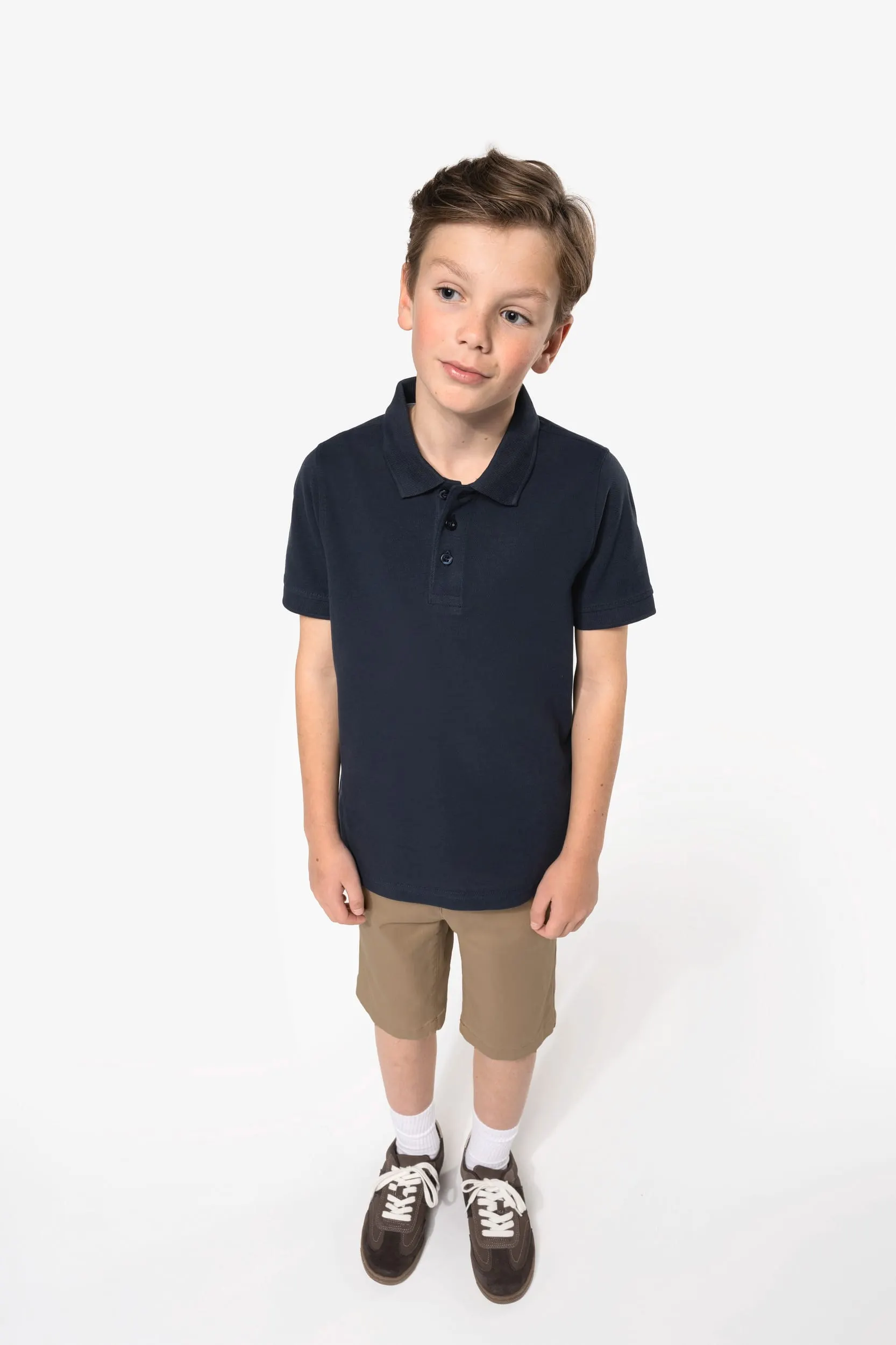 Polo manga corta infantil