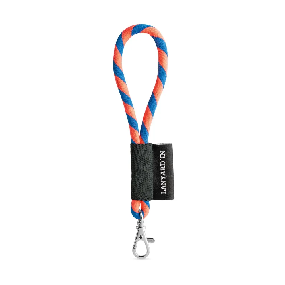 75090. SET Lanyard TUBE Short (Ø 7 mm) con mosquetón de 9 mm