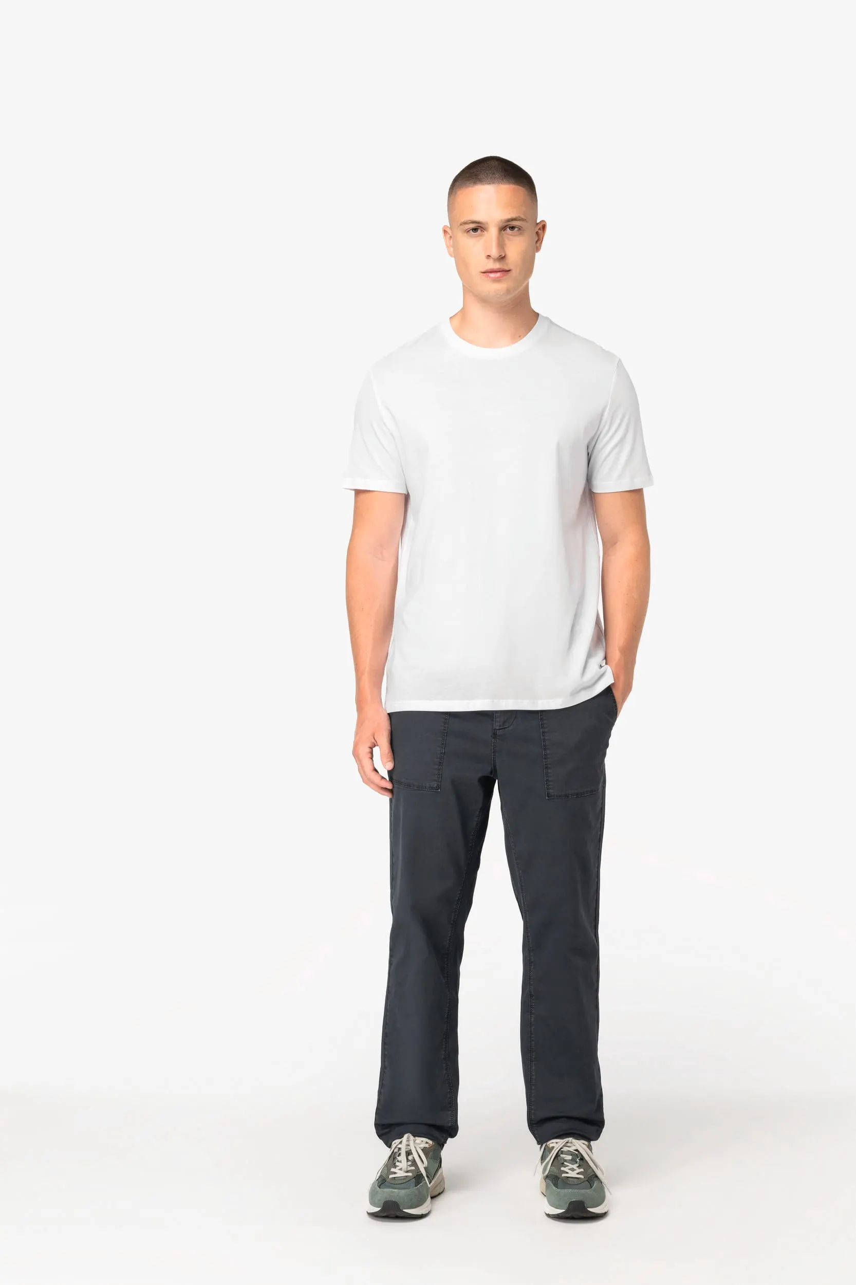 Pantalón utility de efecto lavado ecorresponsable hombre