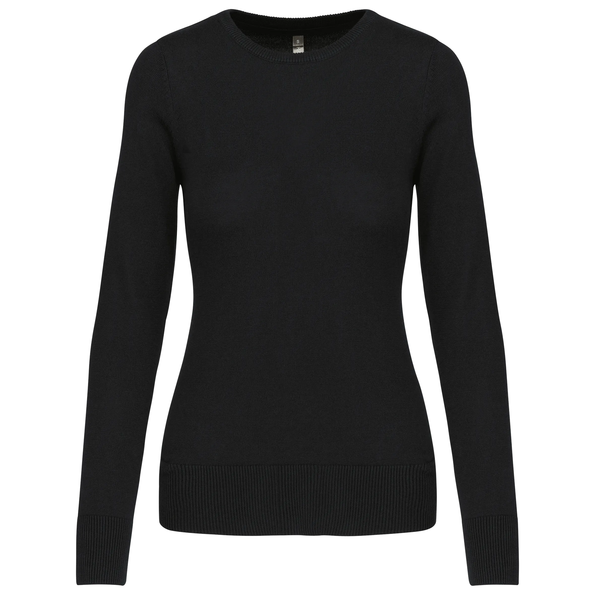 Jersey cuello redondo manga larga mujer