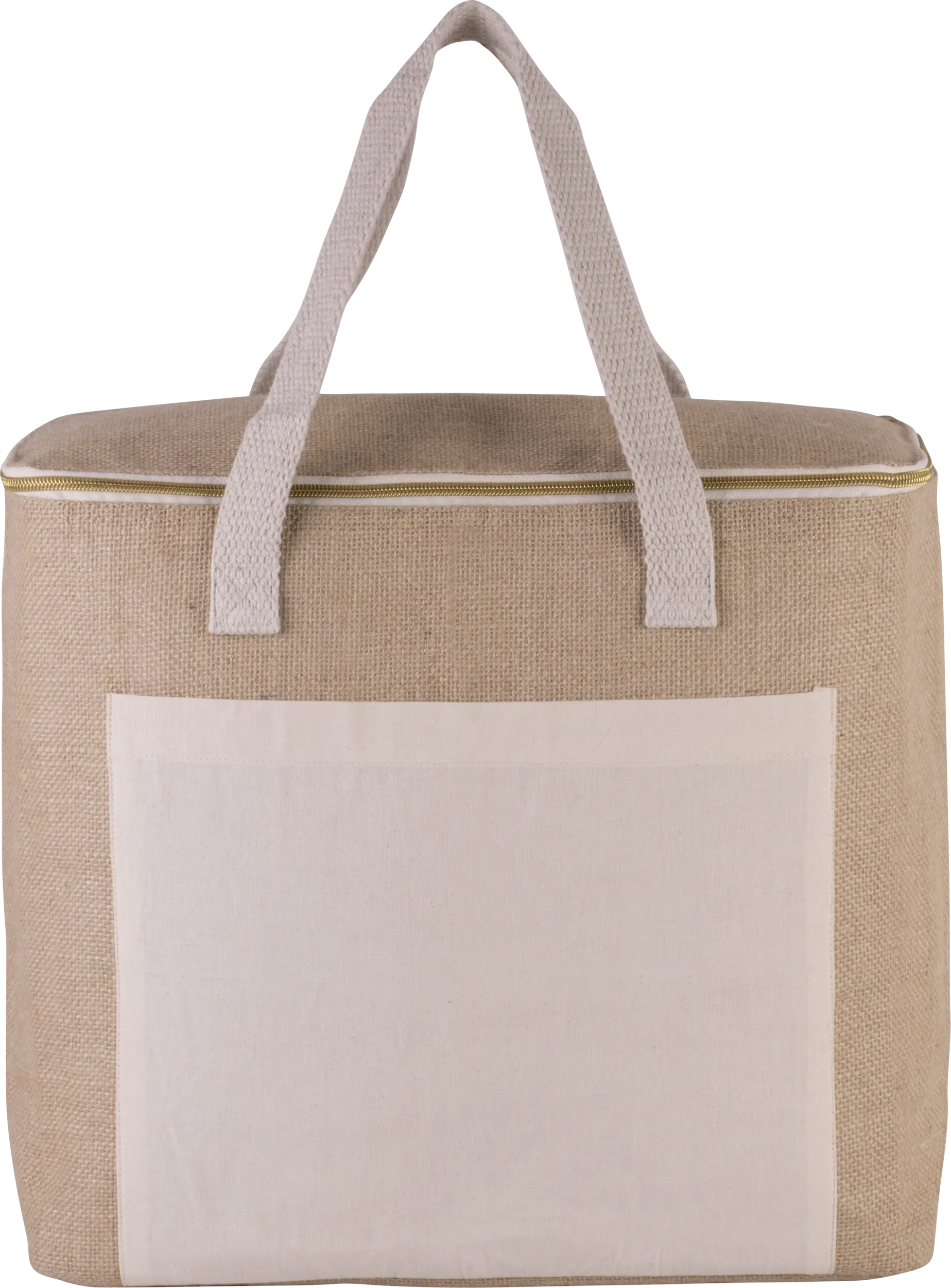 Bolsa isotérmica de yute - modelo grande