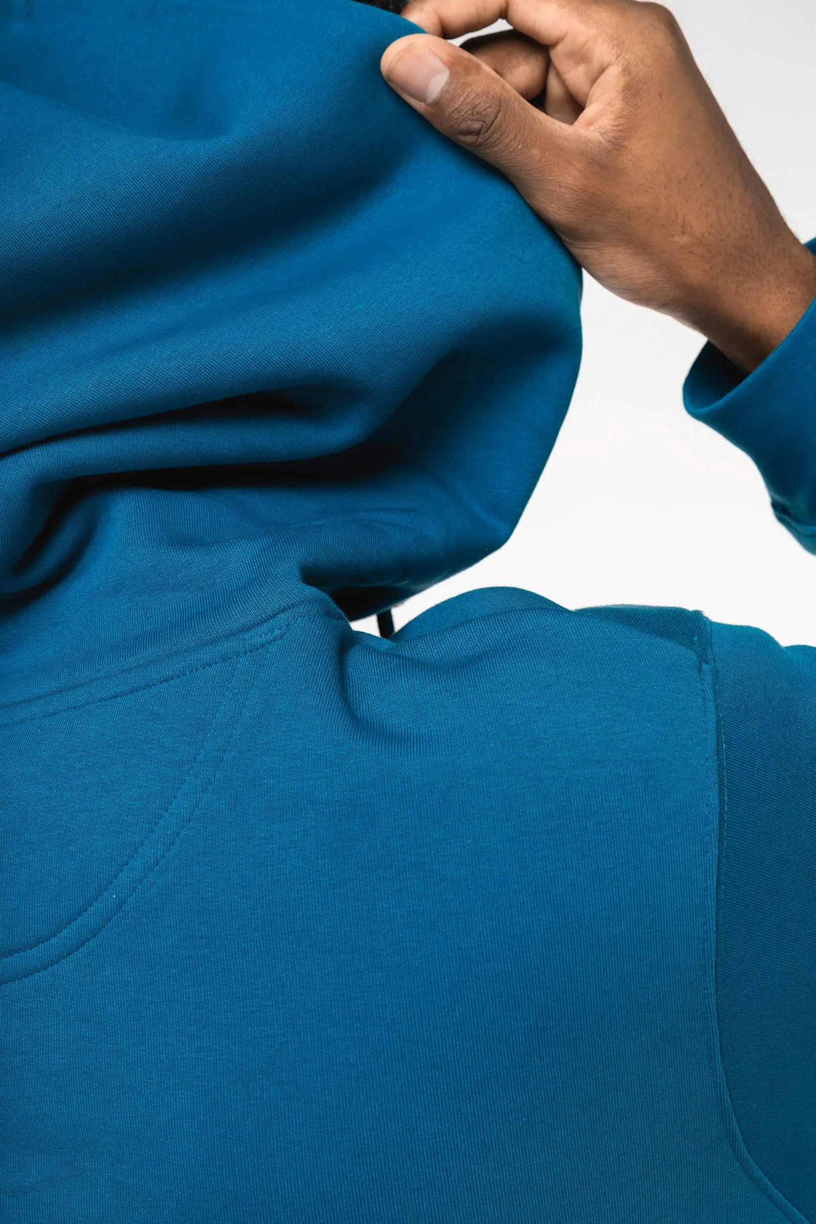 Sudadera ecorresponsable con cremallera y capucha unisex