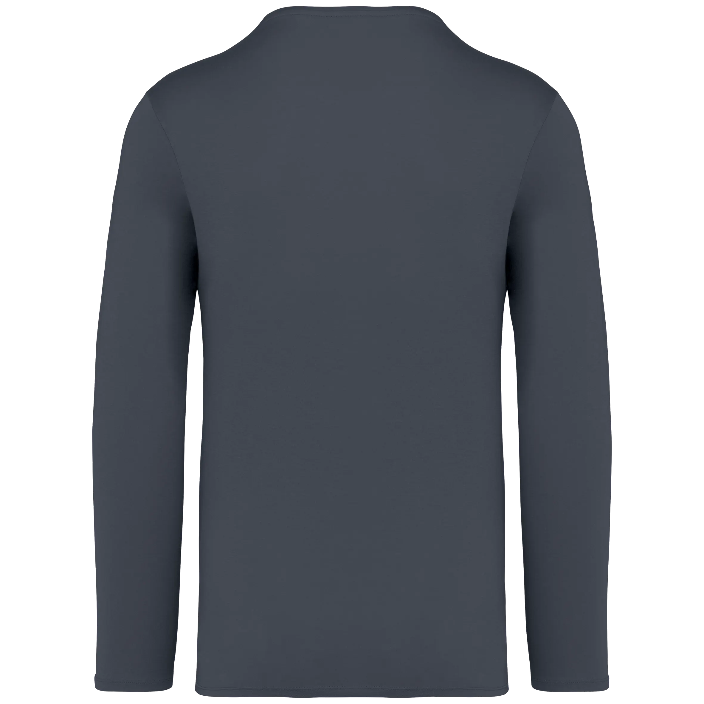 Camiseta ecorresponsable efecto lavado de manga larga unisex