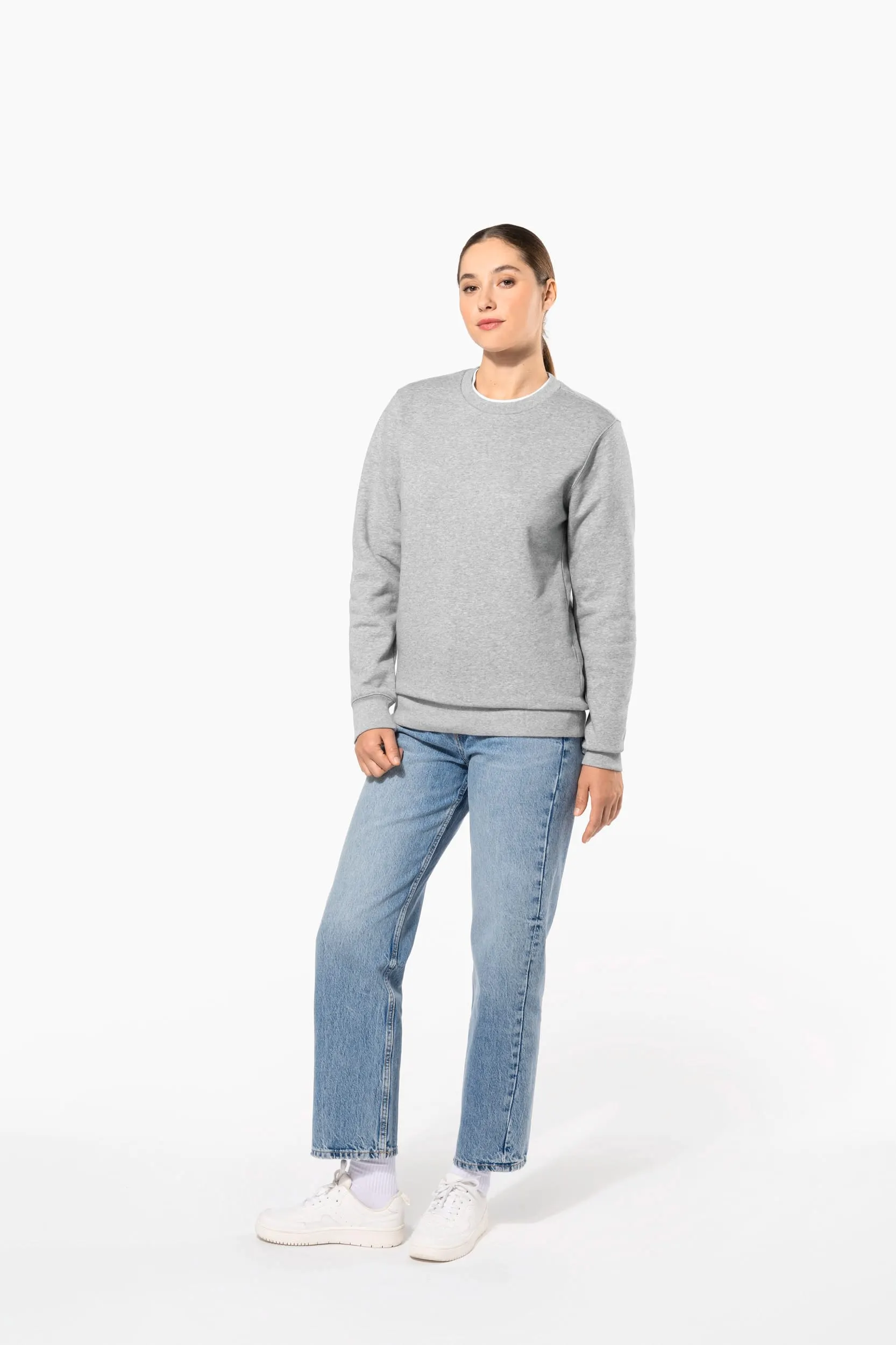 Sudadera cuello redondo 80/20 unisex