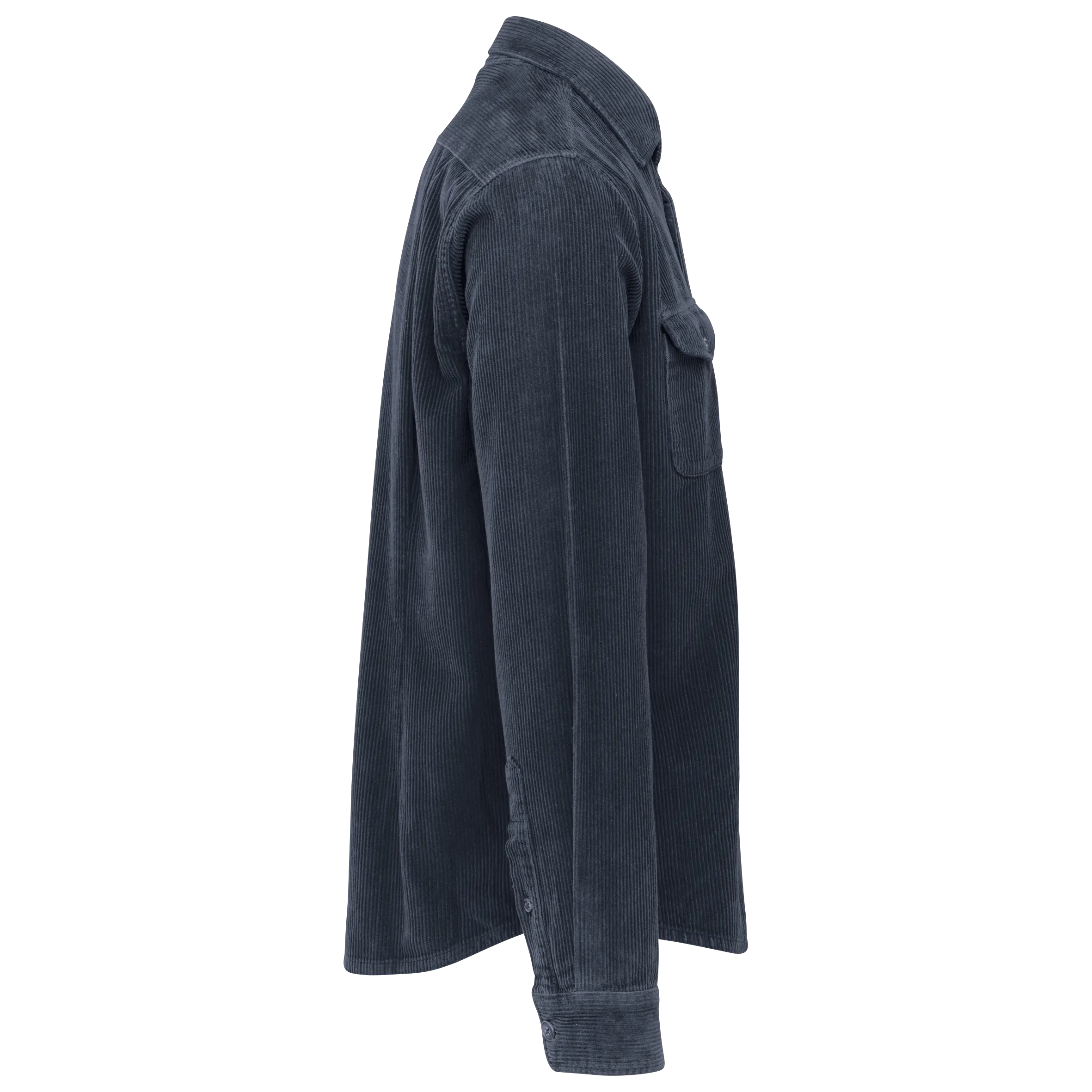 Sobrecamisa ecorresponsable efecto lavado de pana hombre