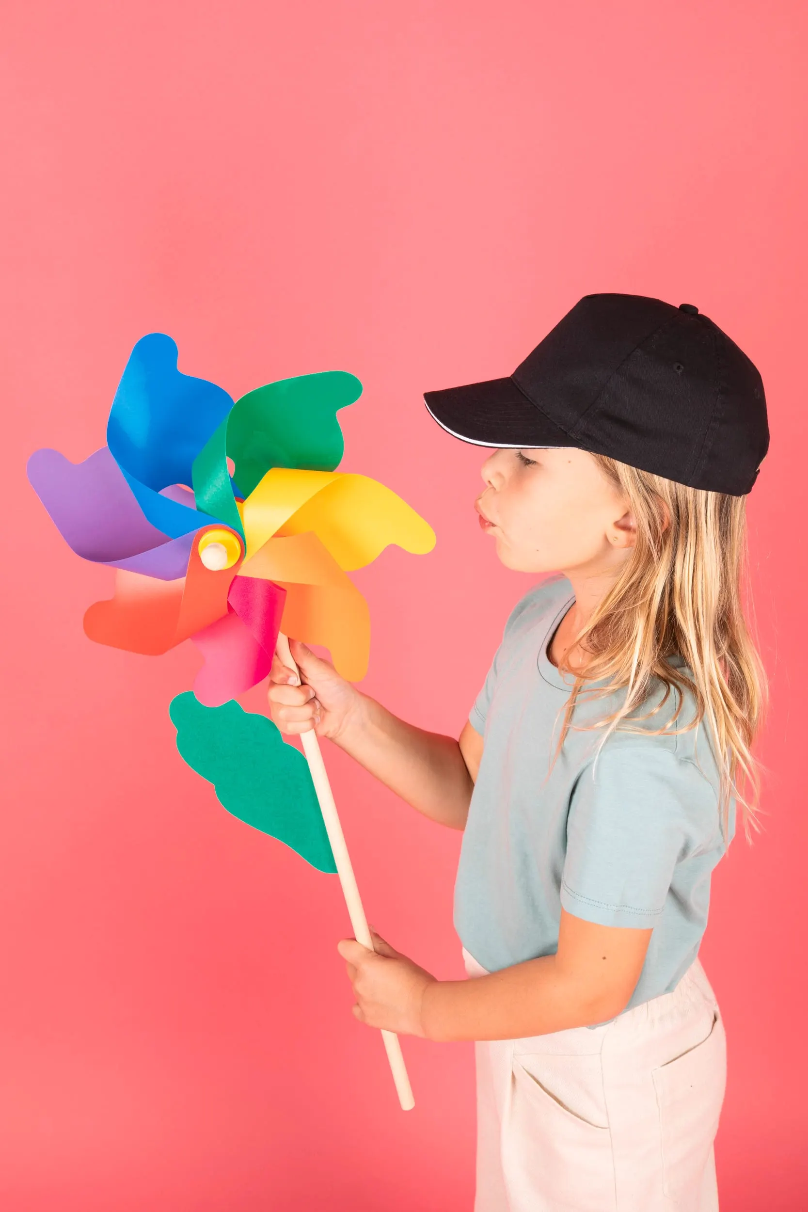 Gorra para niño con sándwich contrastado - 5 paneles
