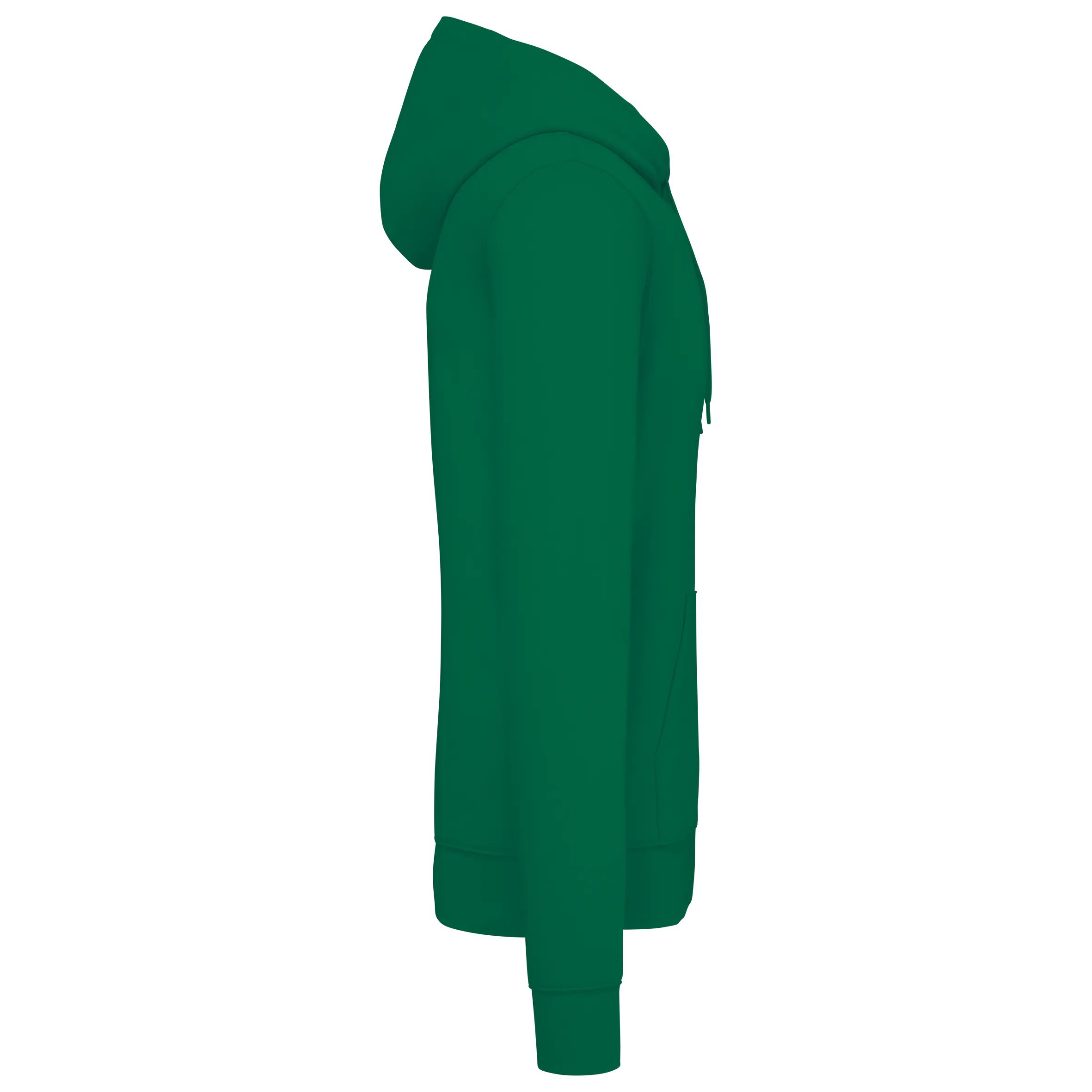 Sudadera capucha ecorresponsable hombre