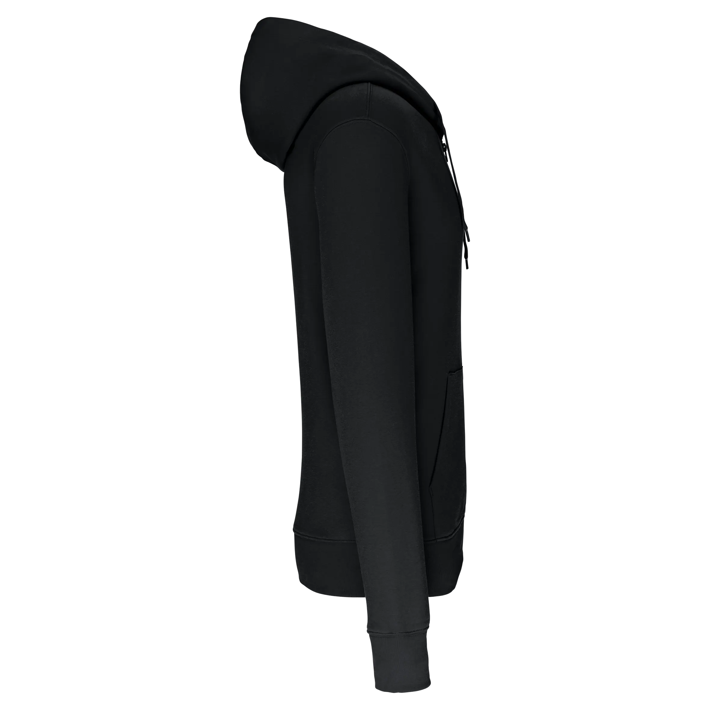 Sudadera con capucha y cremallera ecorresponsable hombre
