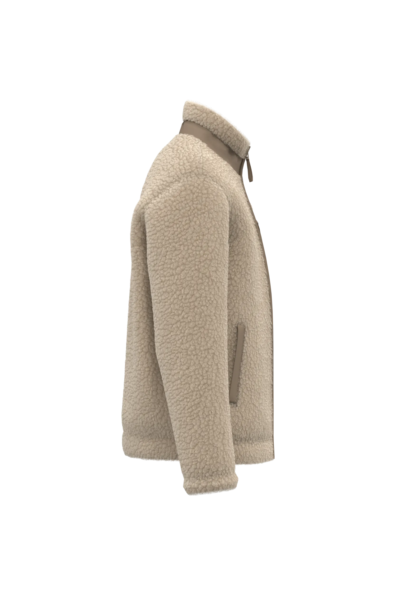 Chaqueta ecorresponsable de sherpa unisex