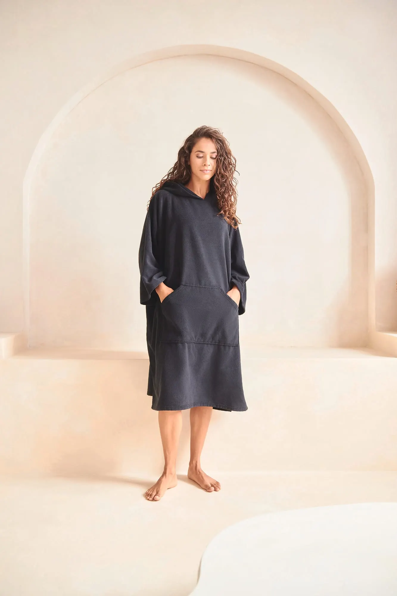 Poncho de rizo