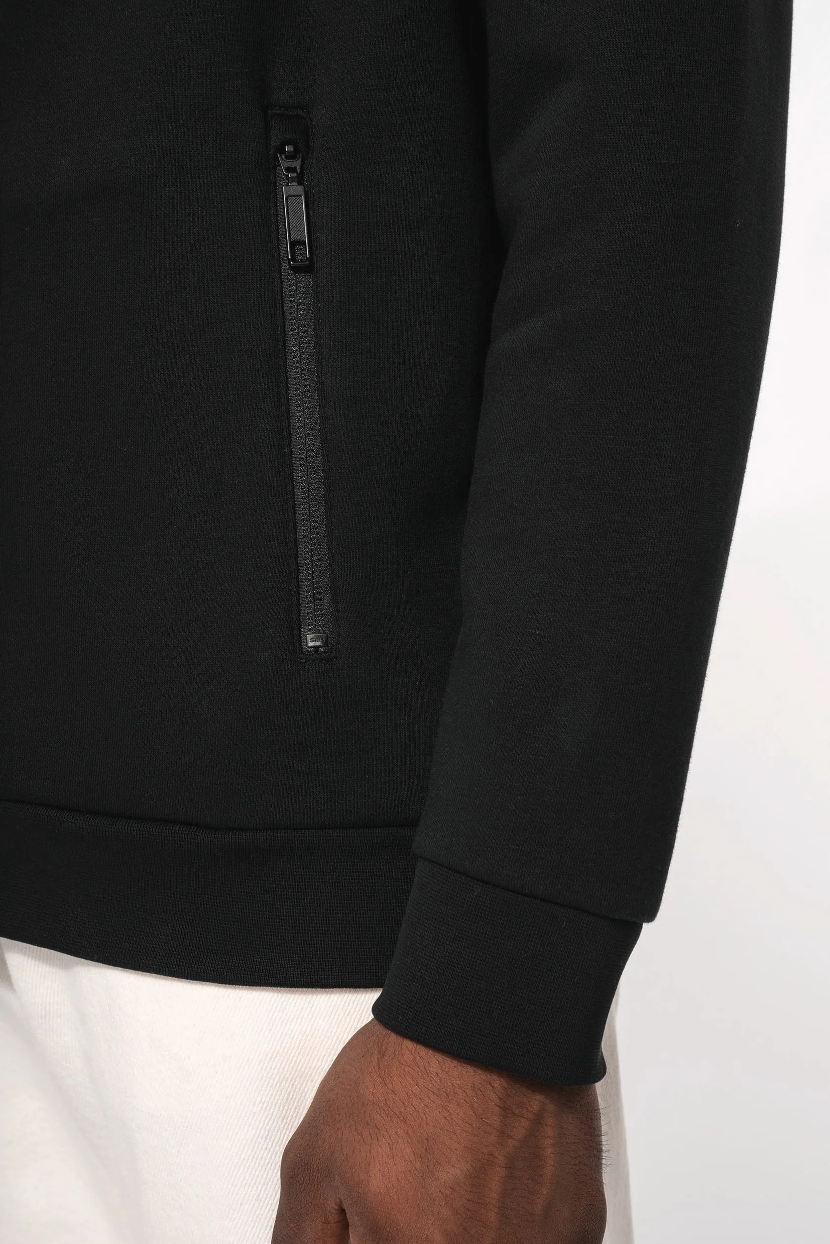 Chaqueta de felpa con cremallera