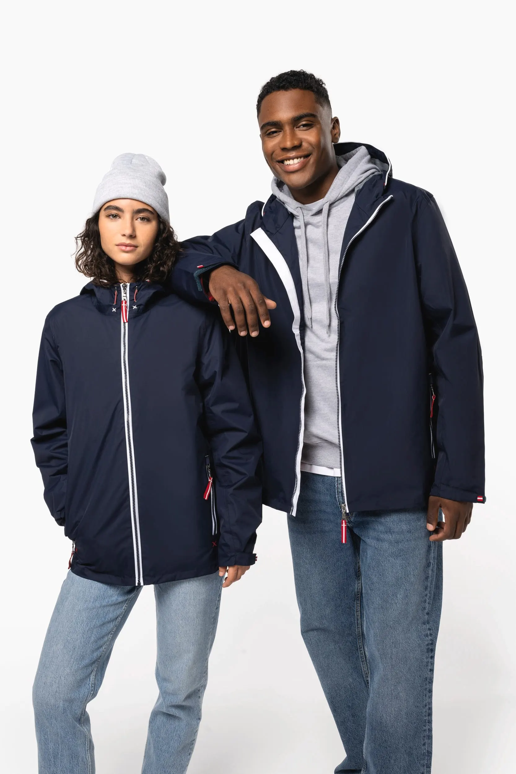 Chaqueta impermeable unisex