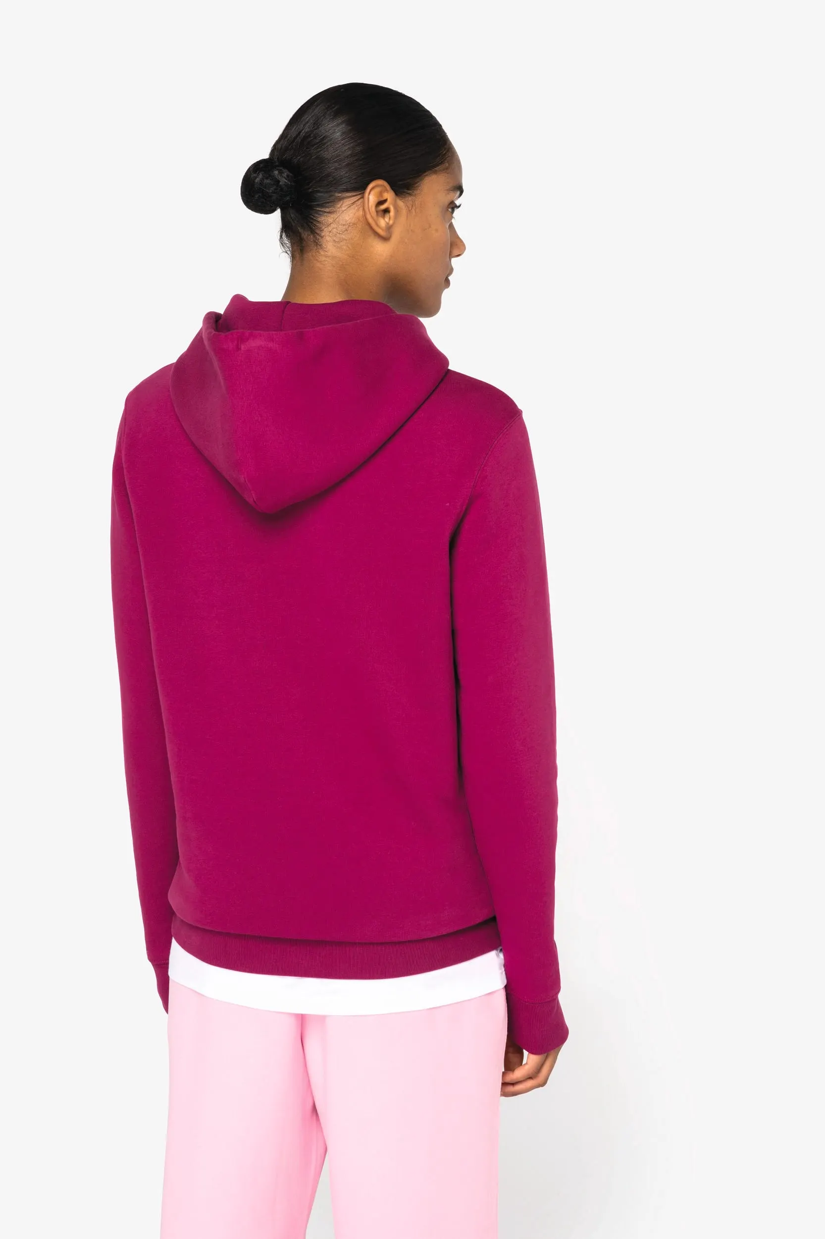 Sudadera ecorresponsable con capucha unisex