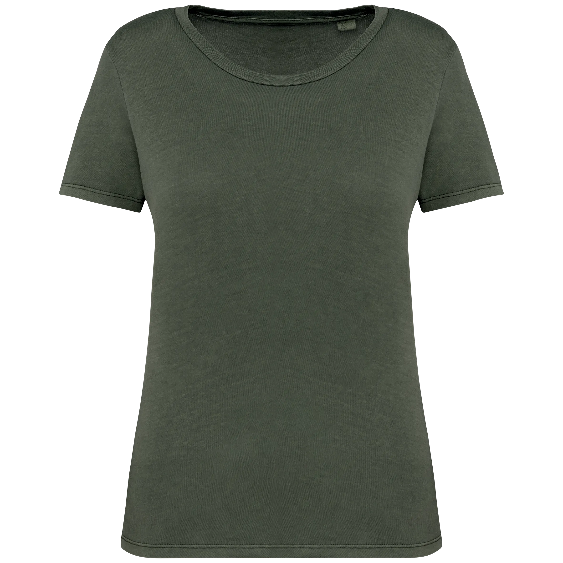 Camiseta ecorresponsable efecto lavado mujer