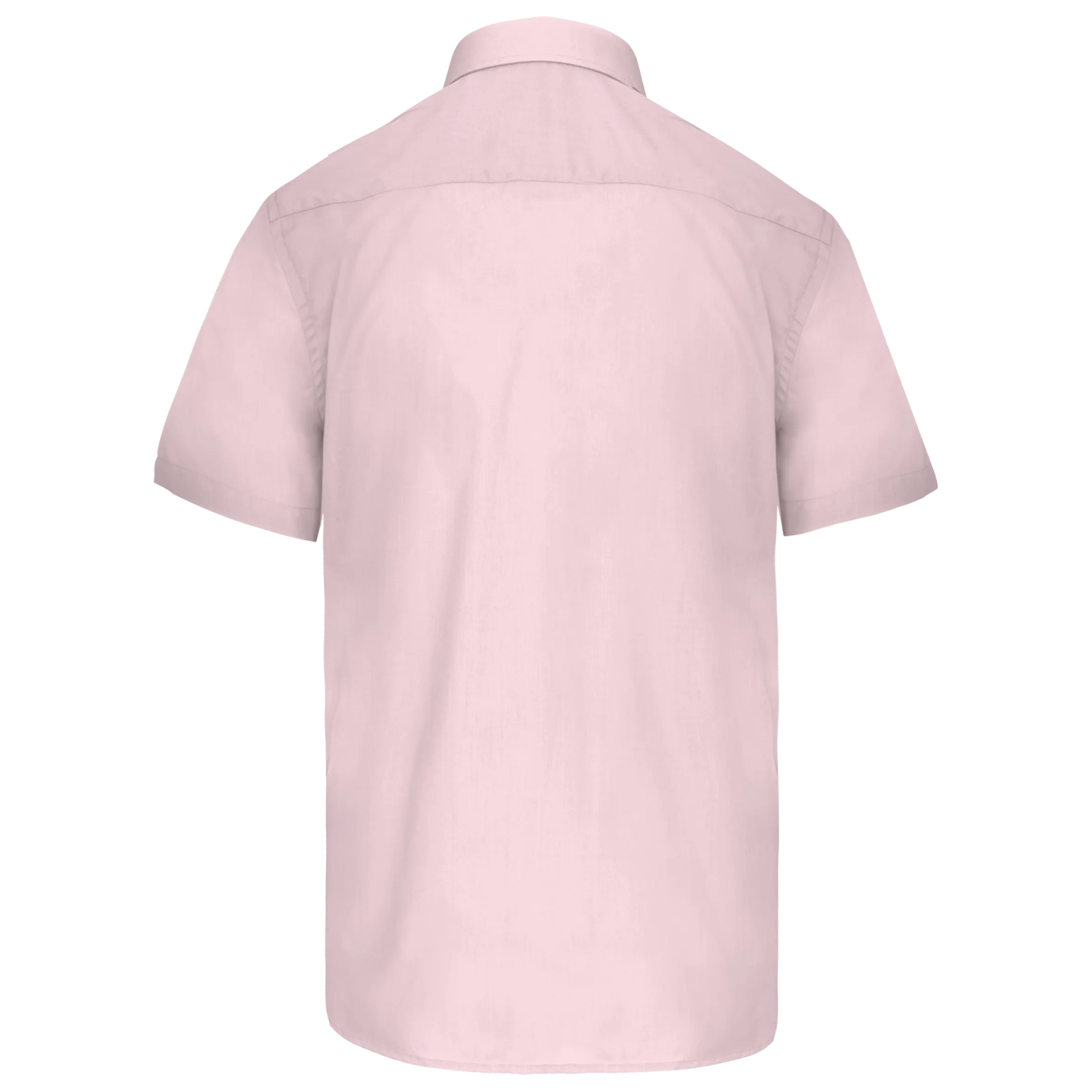 Camisa popelina de polialgodón manga corta de fácil cuidado hombre