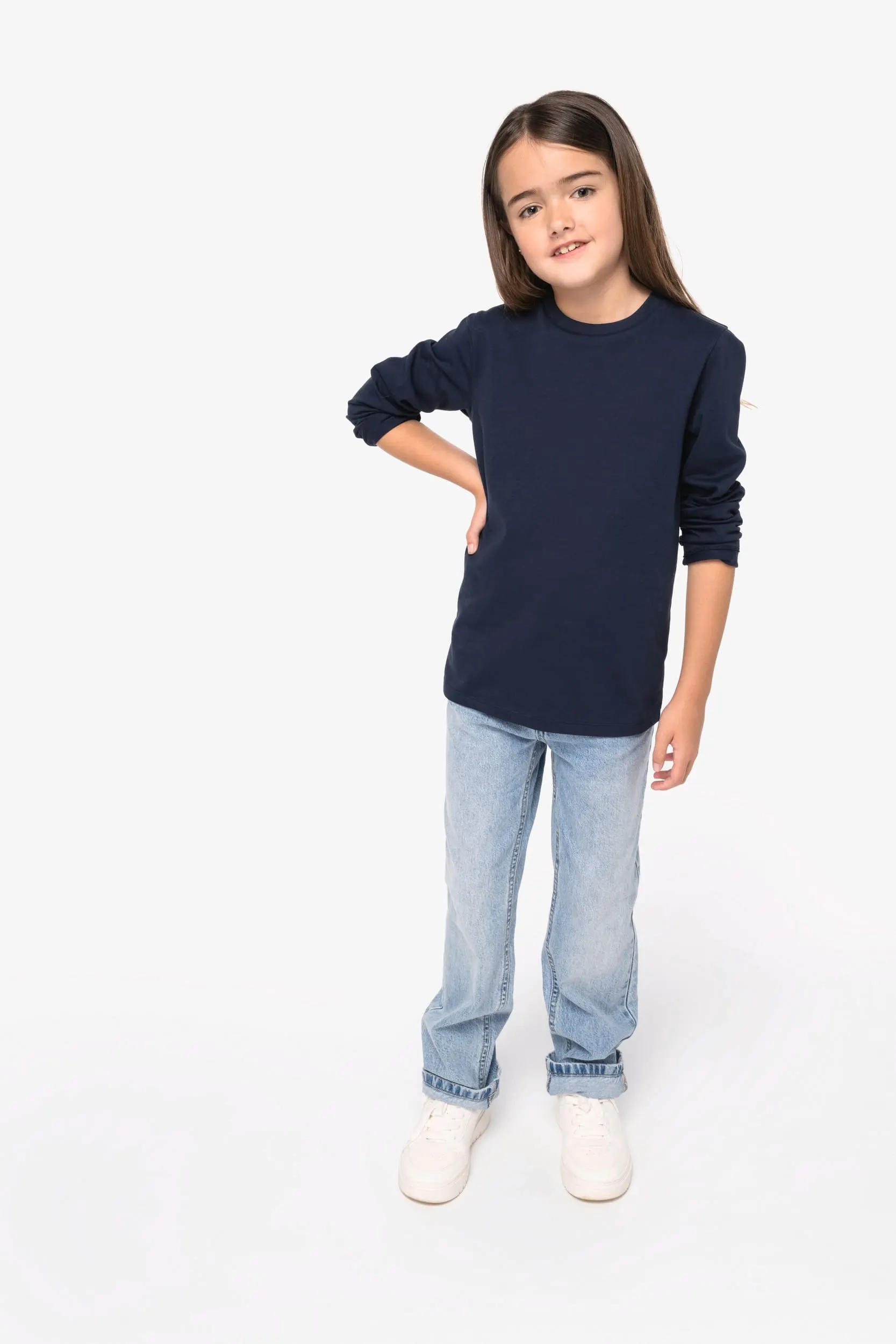 Camiseta ecorresposable de manga larga infantil