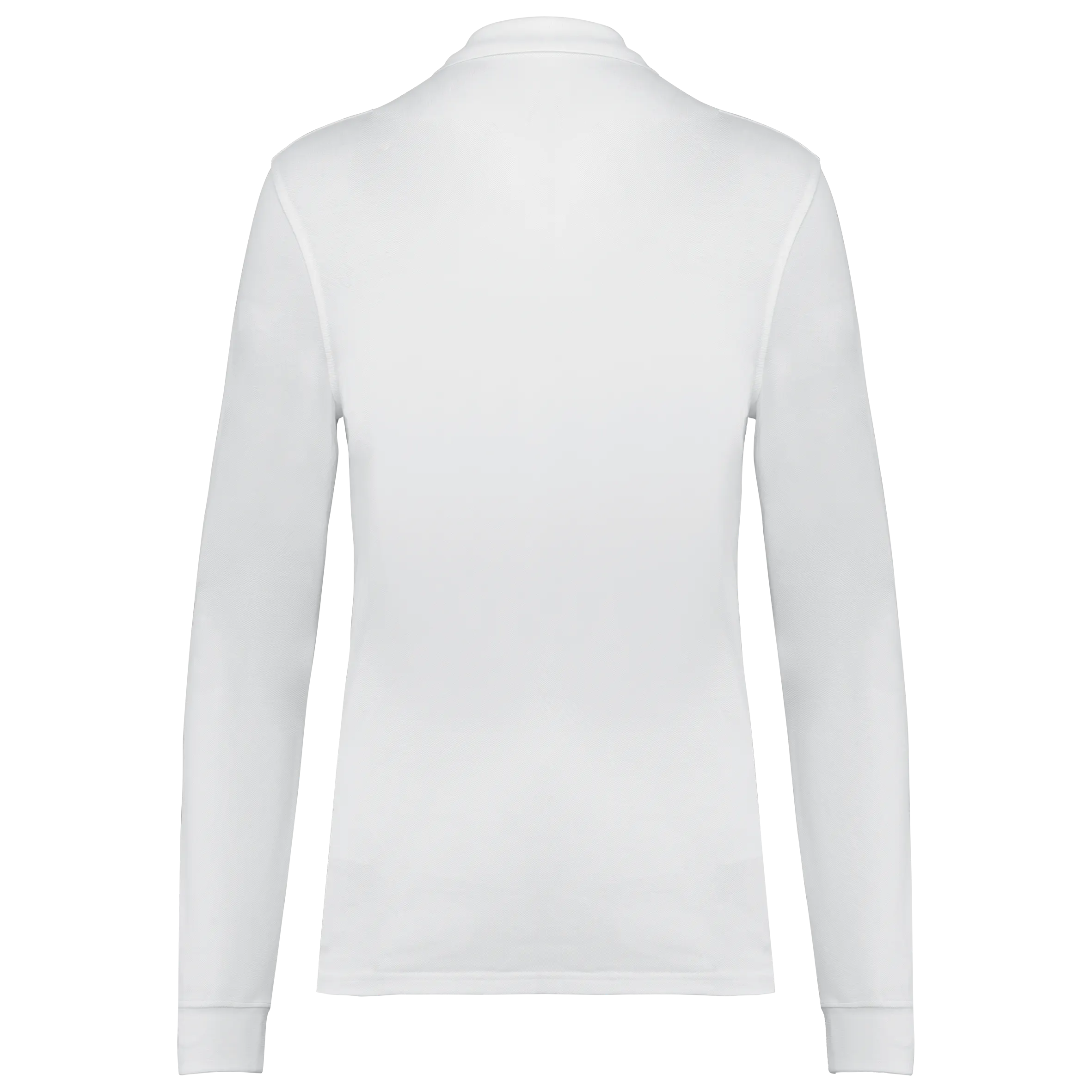 Polo de punto piqué manga larga Bio180 mujer