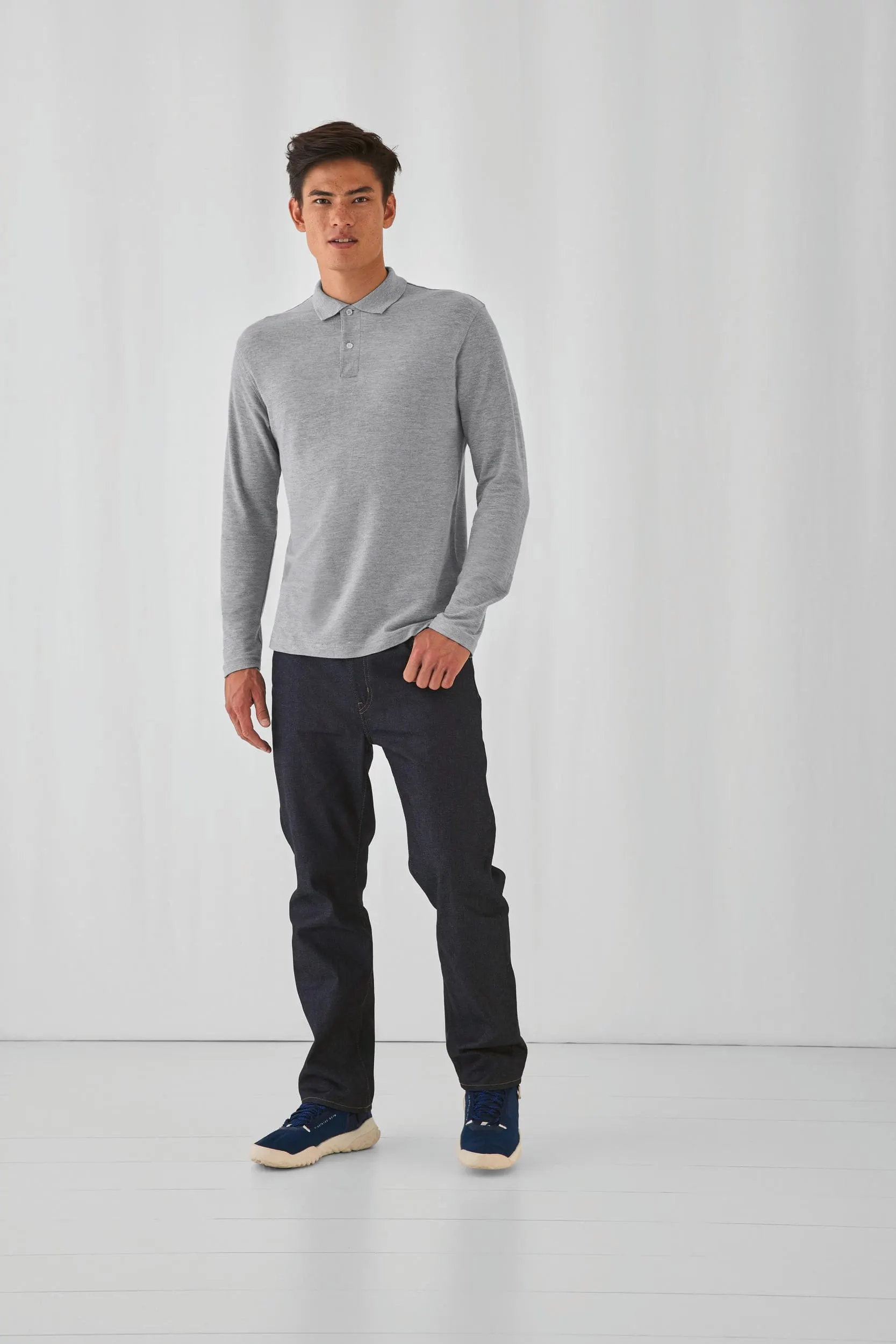 ID.001 Polo manga larga hombre
