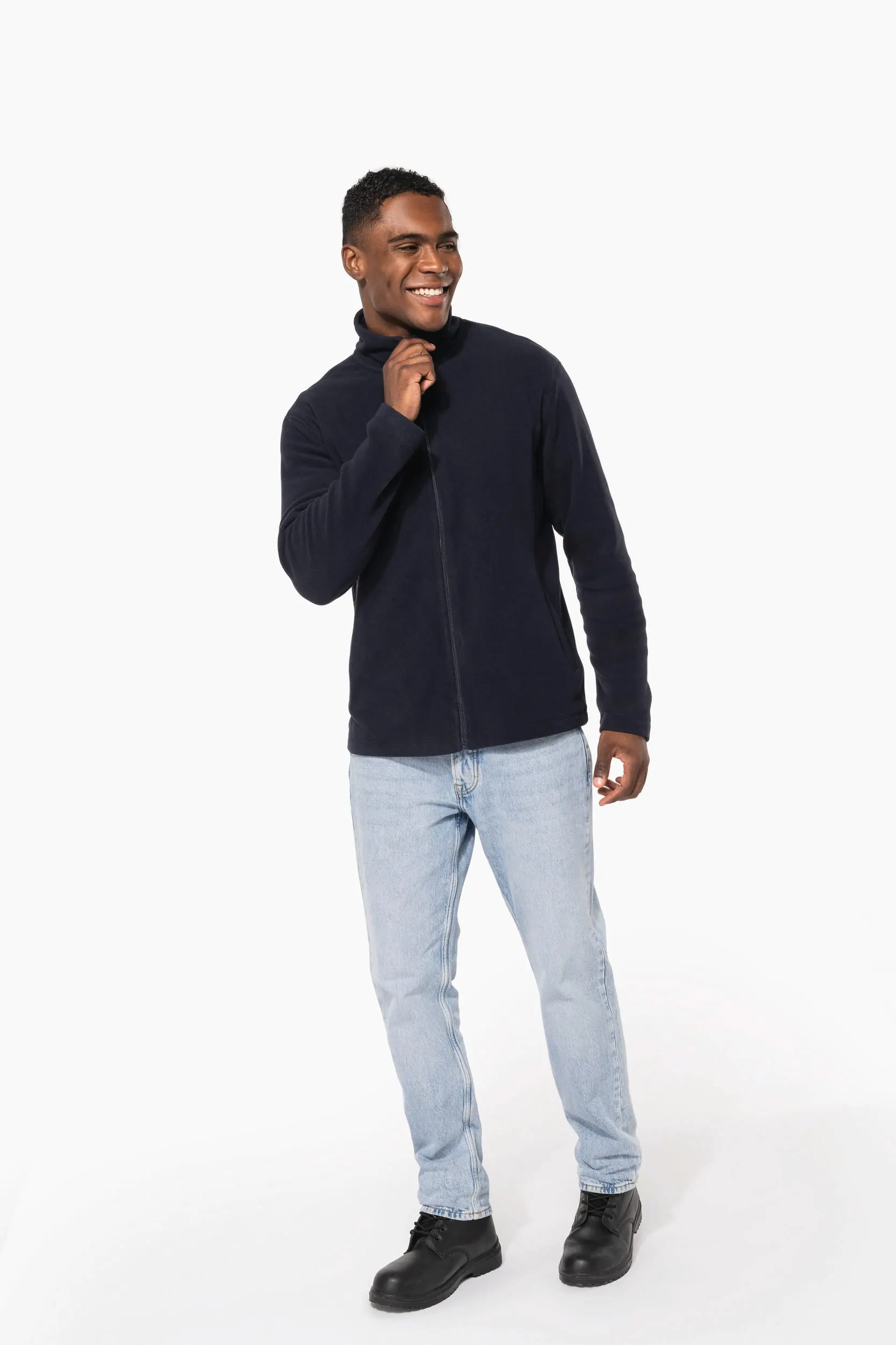 Chaqueta micropolar con cremallera unisex