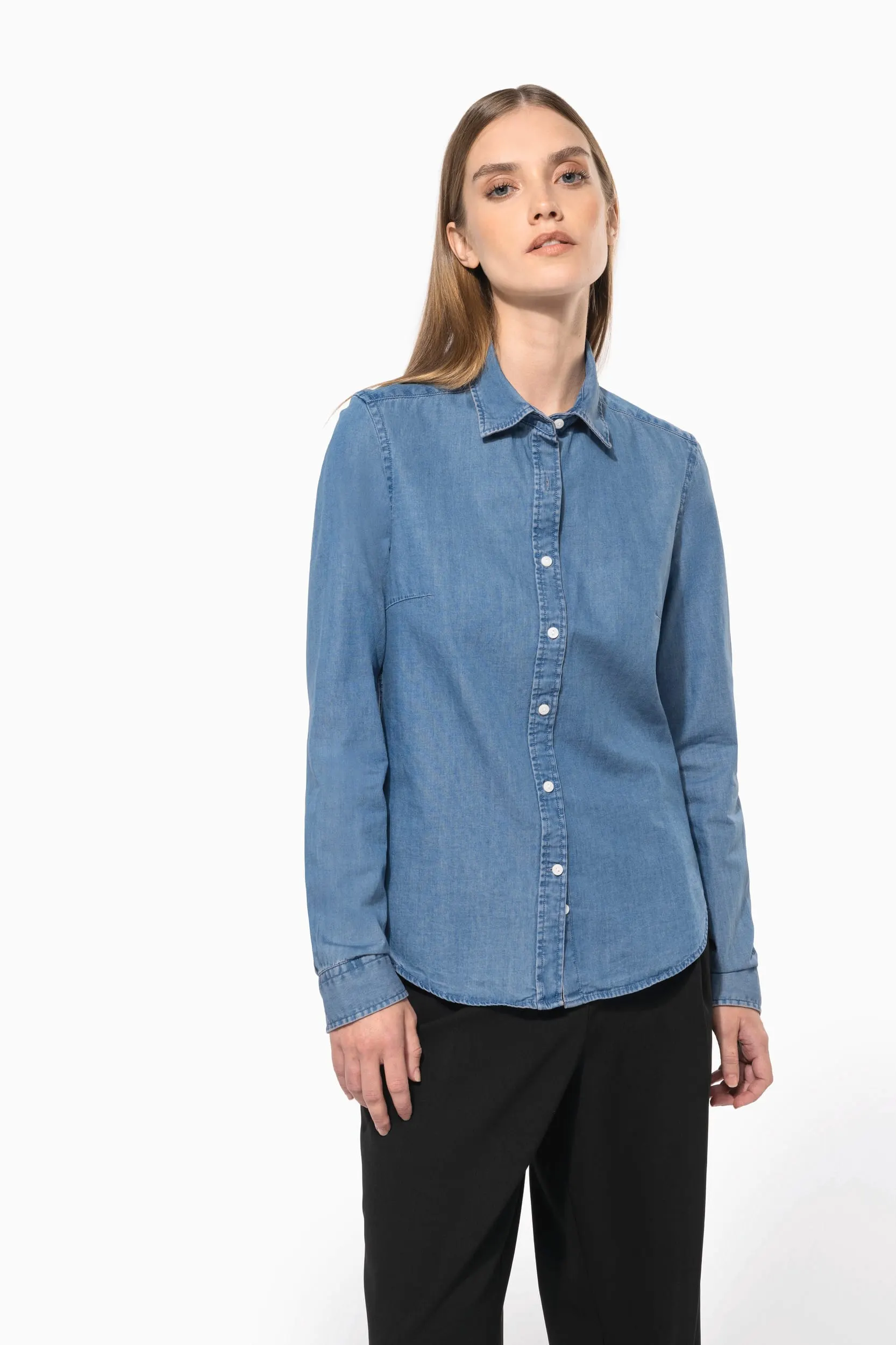 Camisa Denim mujer