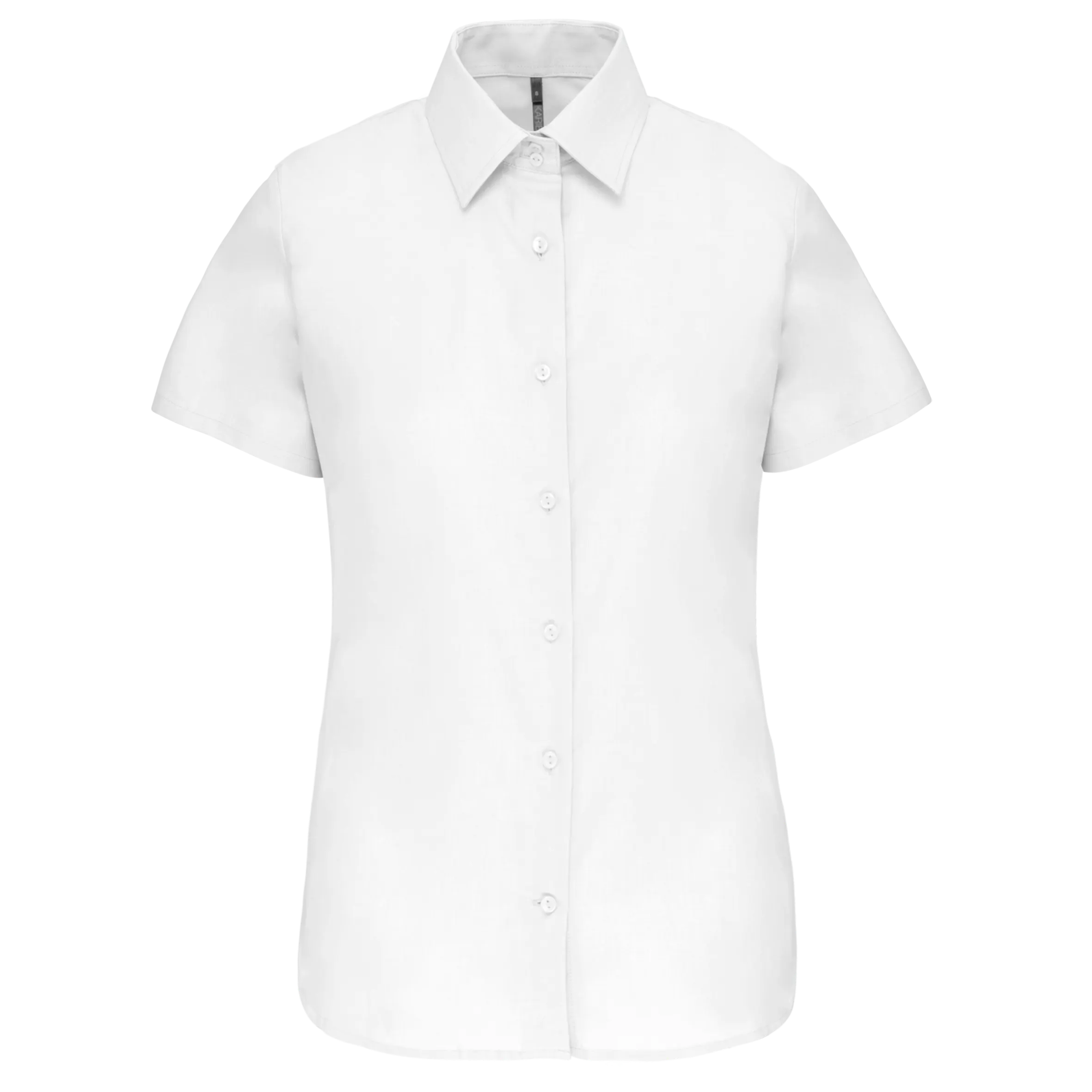 Camisa oxford manga corta mujer