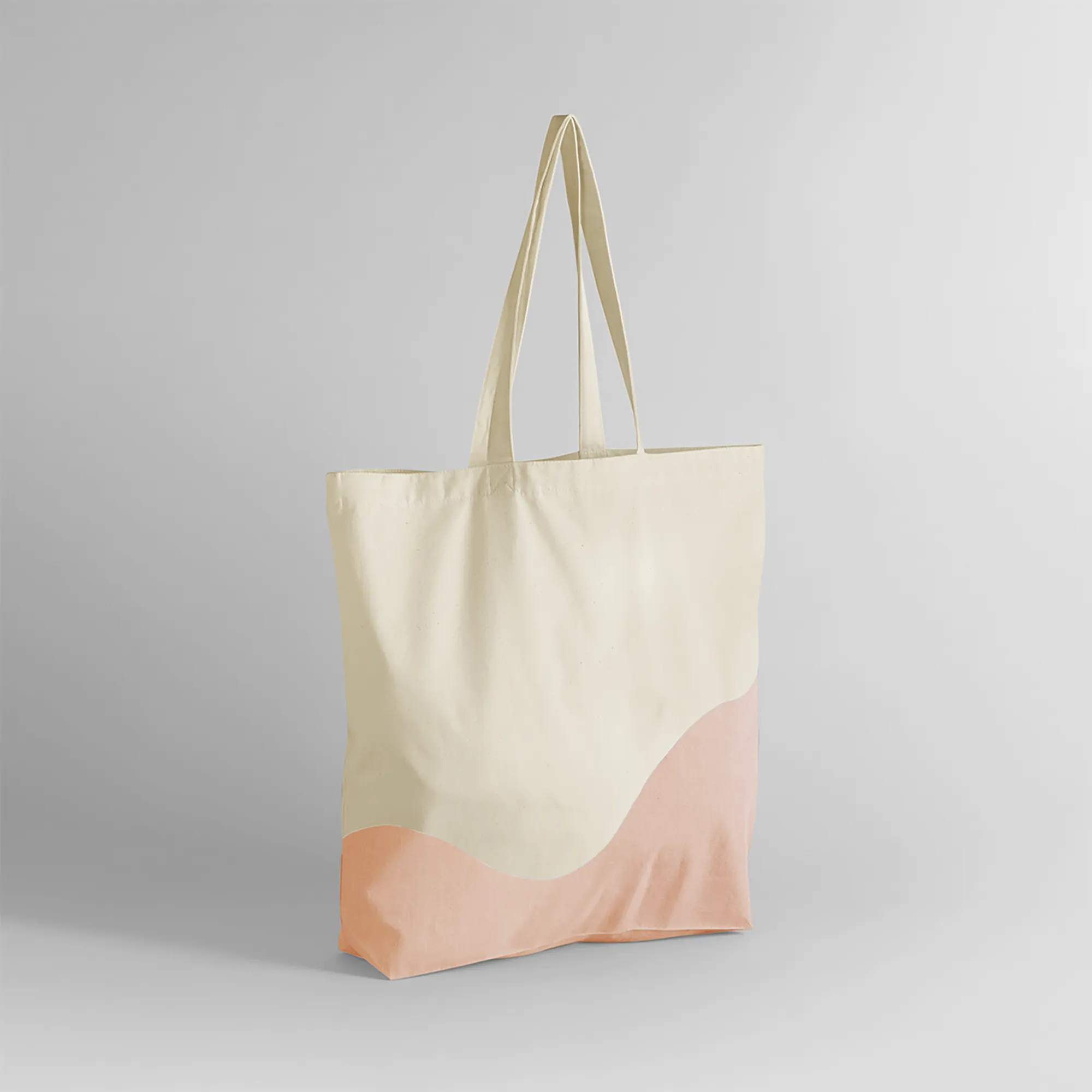 Bolsa multiusos orgánica con estampado de espirales
