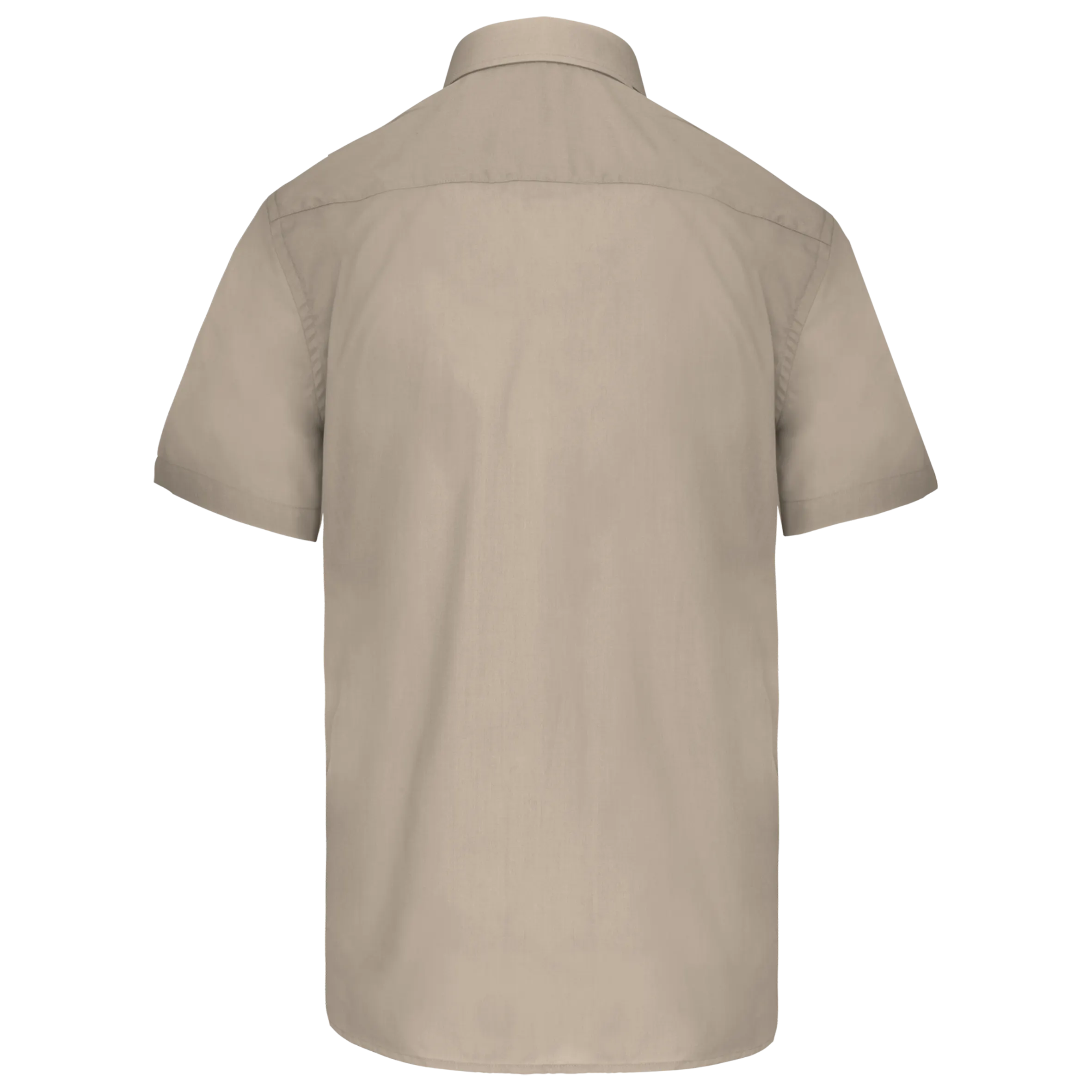 Camisa popelina de polialgodón manga corta de fácil cuidado hombre