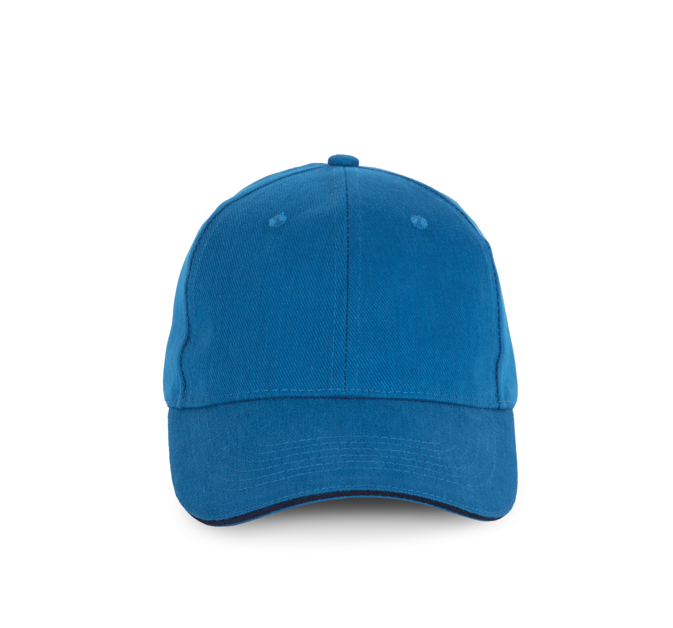 Gorra algodón orgánico con sándwich contrastado - 6 paneles