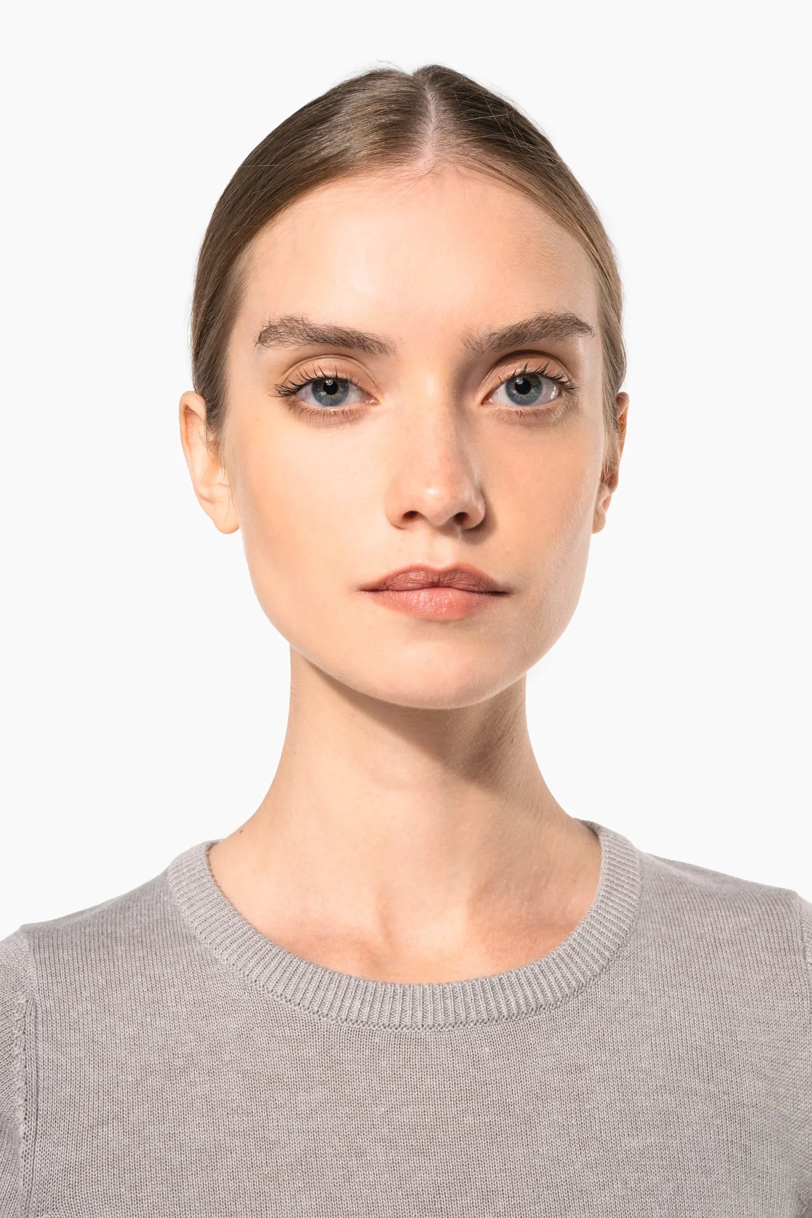 Jersey cuello redondo manga larga mujer