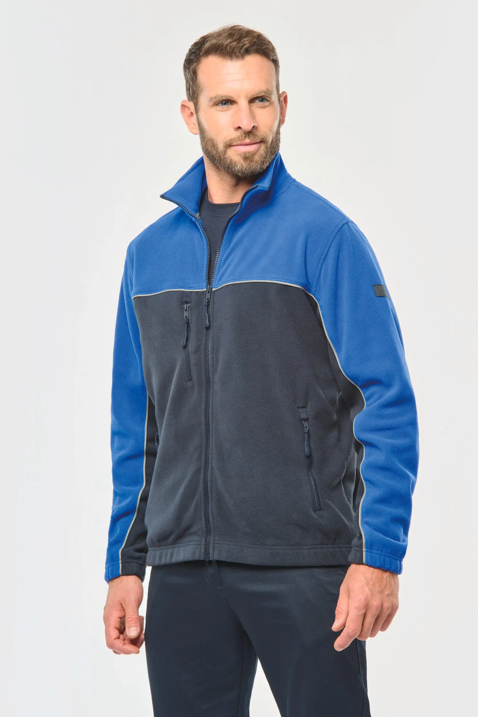 Chaqueta micropolar bicolor ecorresponsable - Unisex