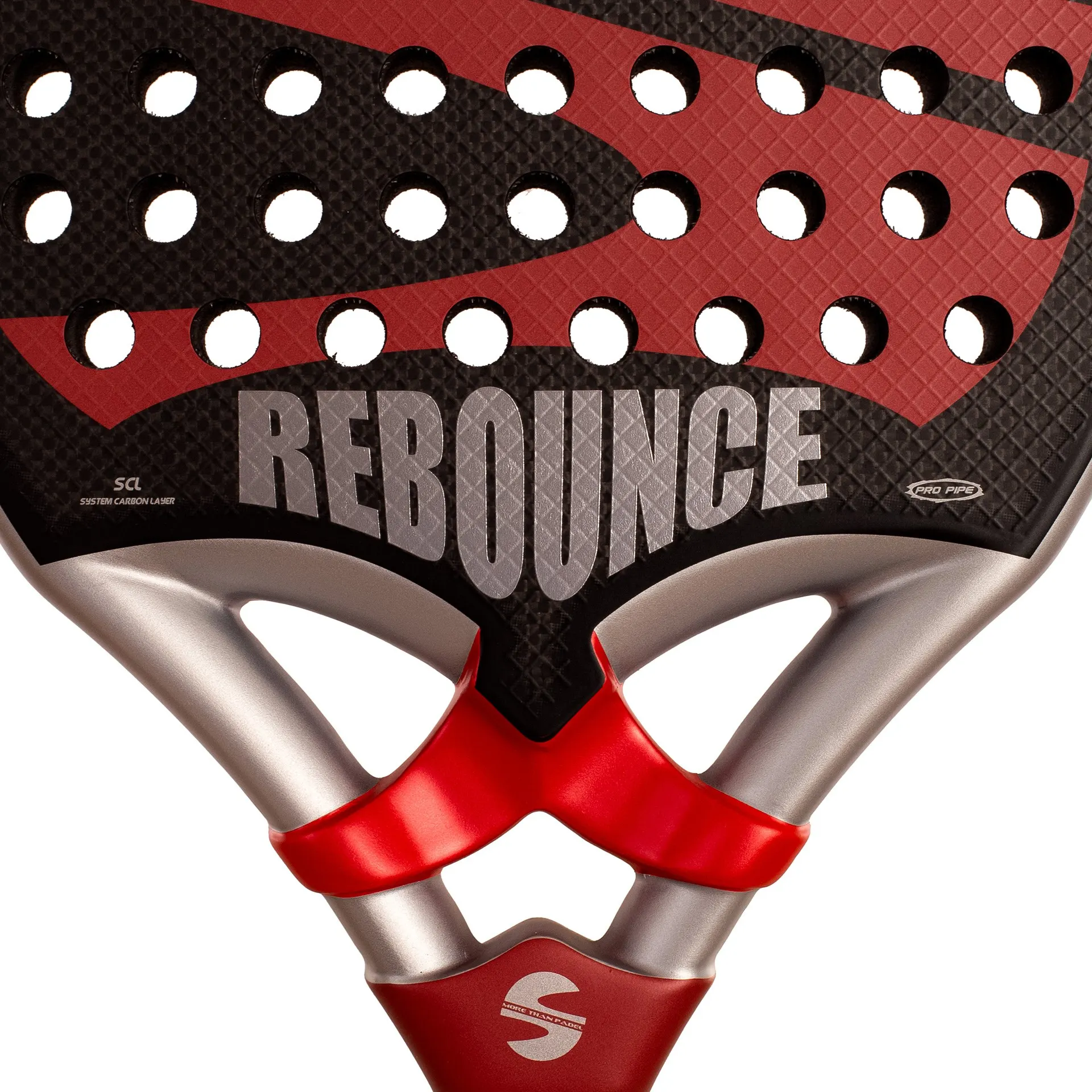 PALA DE PÁDEL SOFTEE REBOUNCE RED 3K