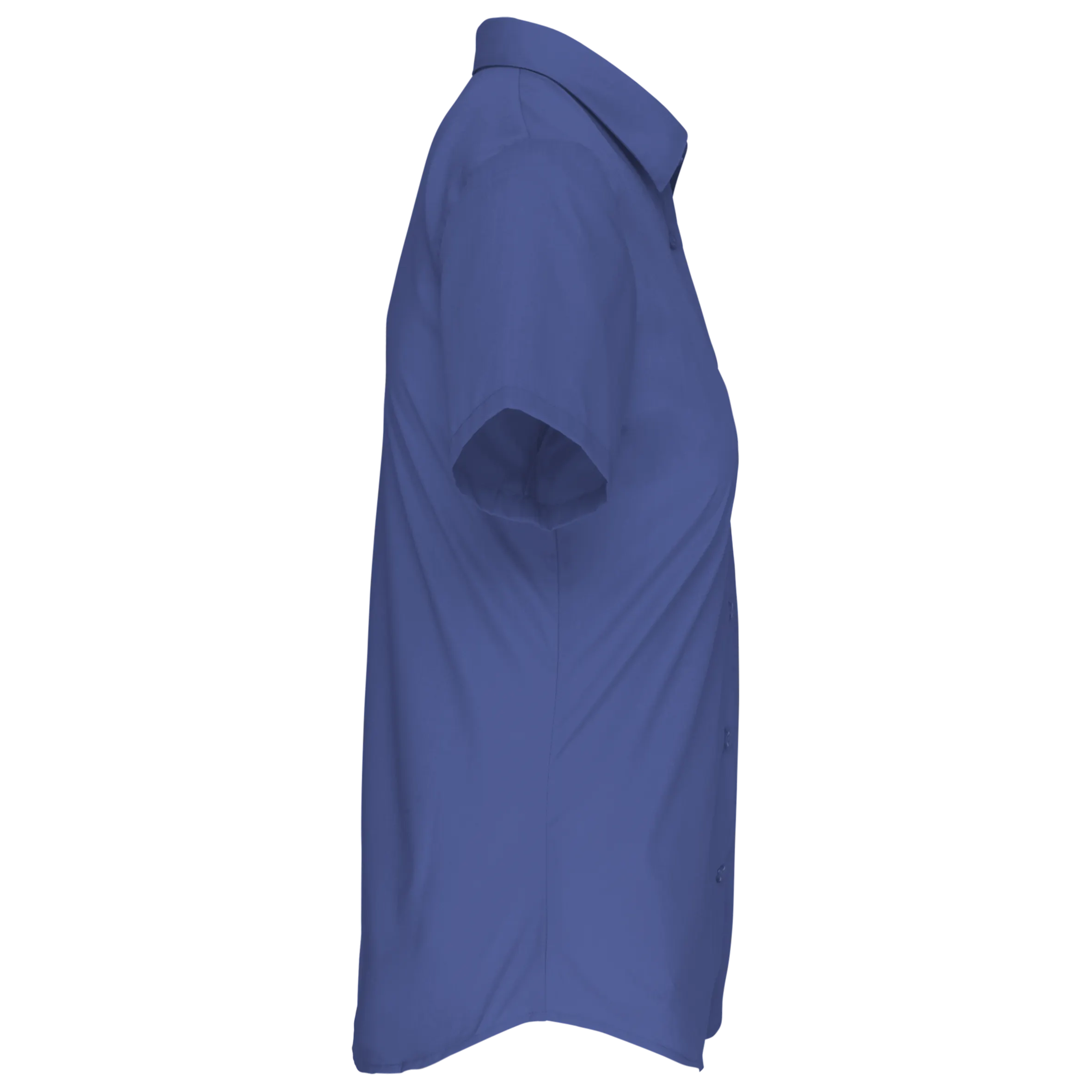 Camisa popelina manga corta mujer
