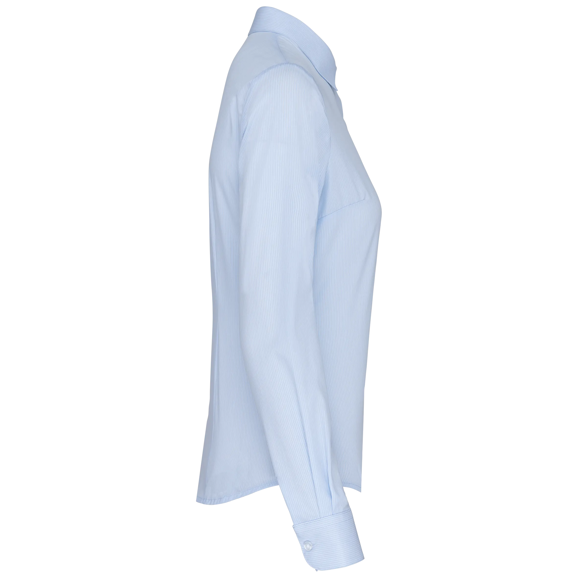 Camisa popelina manga larga mujer