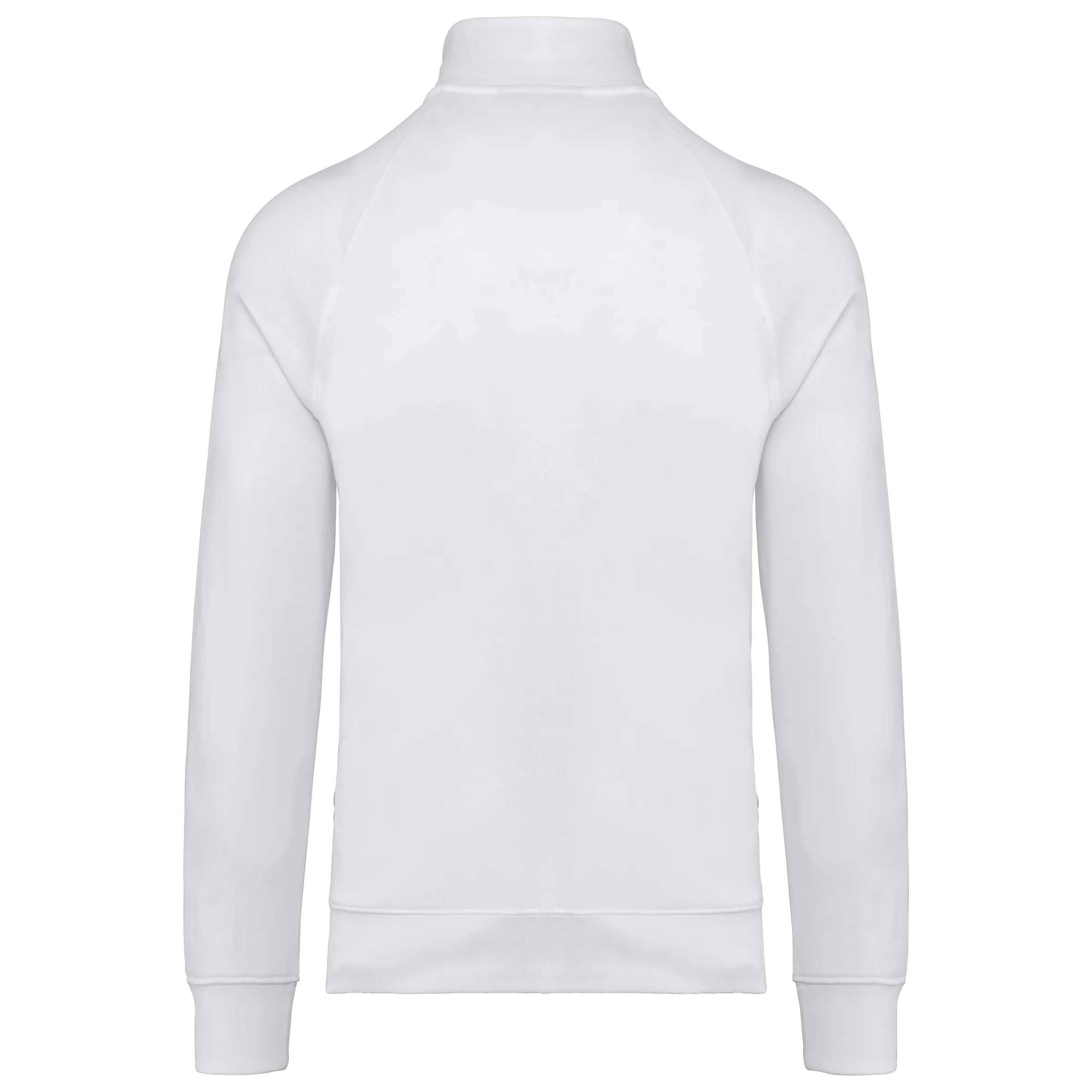 Chaqueta de felpa de algodón mangas raglán unisex