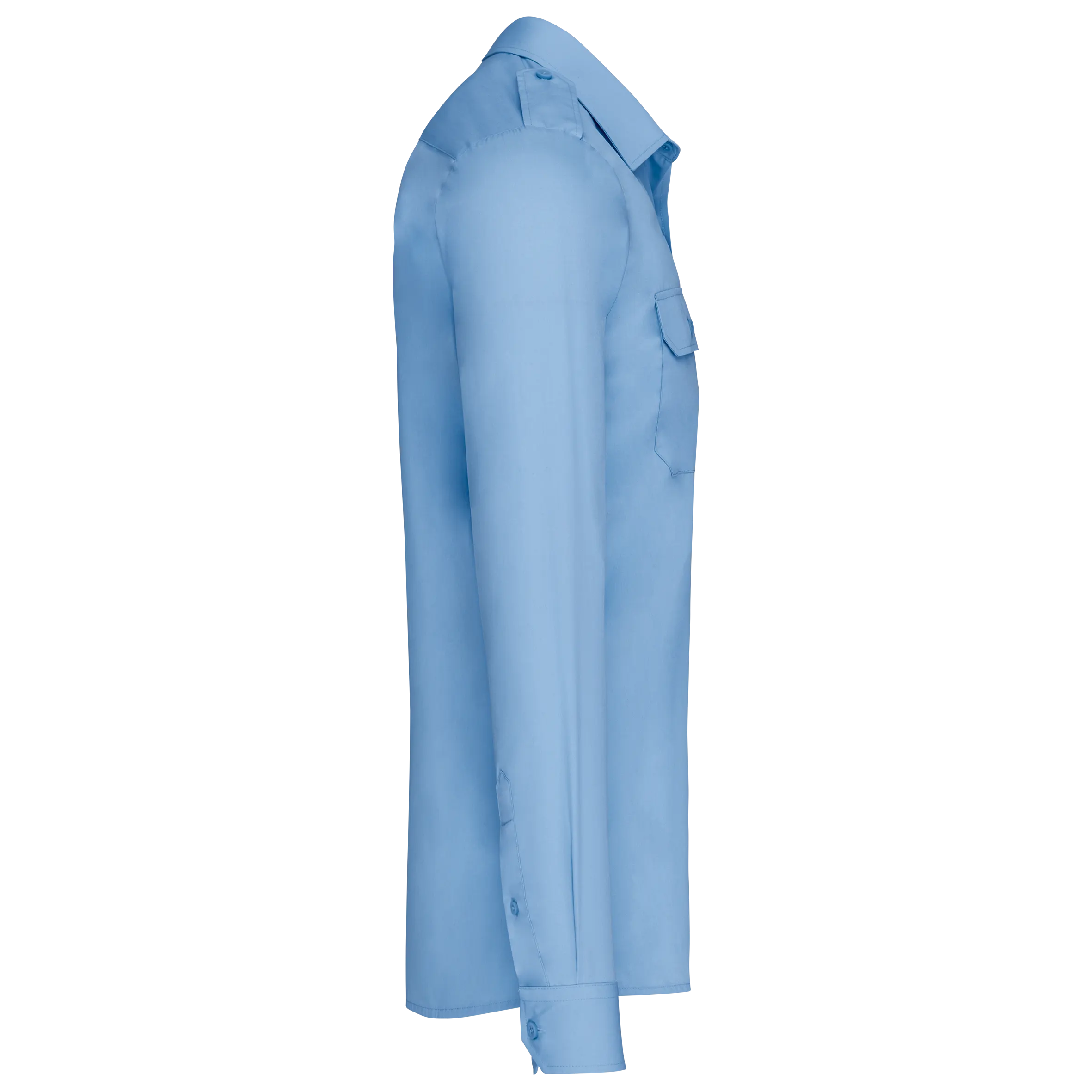 Camisa piloto manga larga hombre