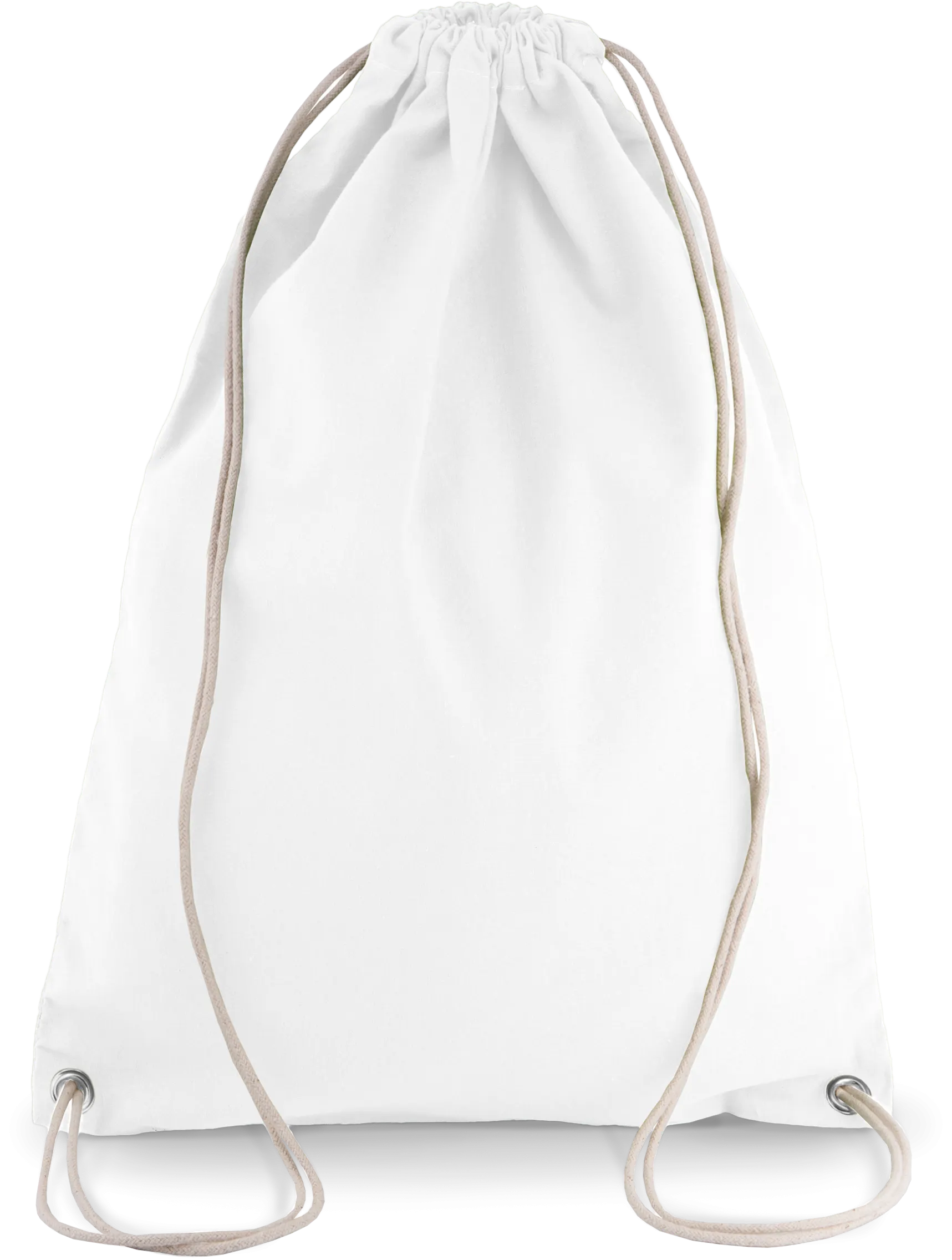 Mochila de algodón con cordones