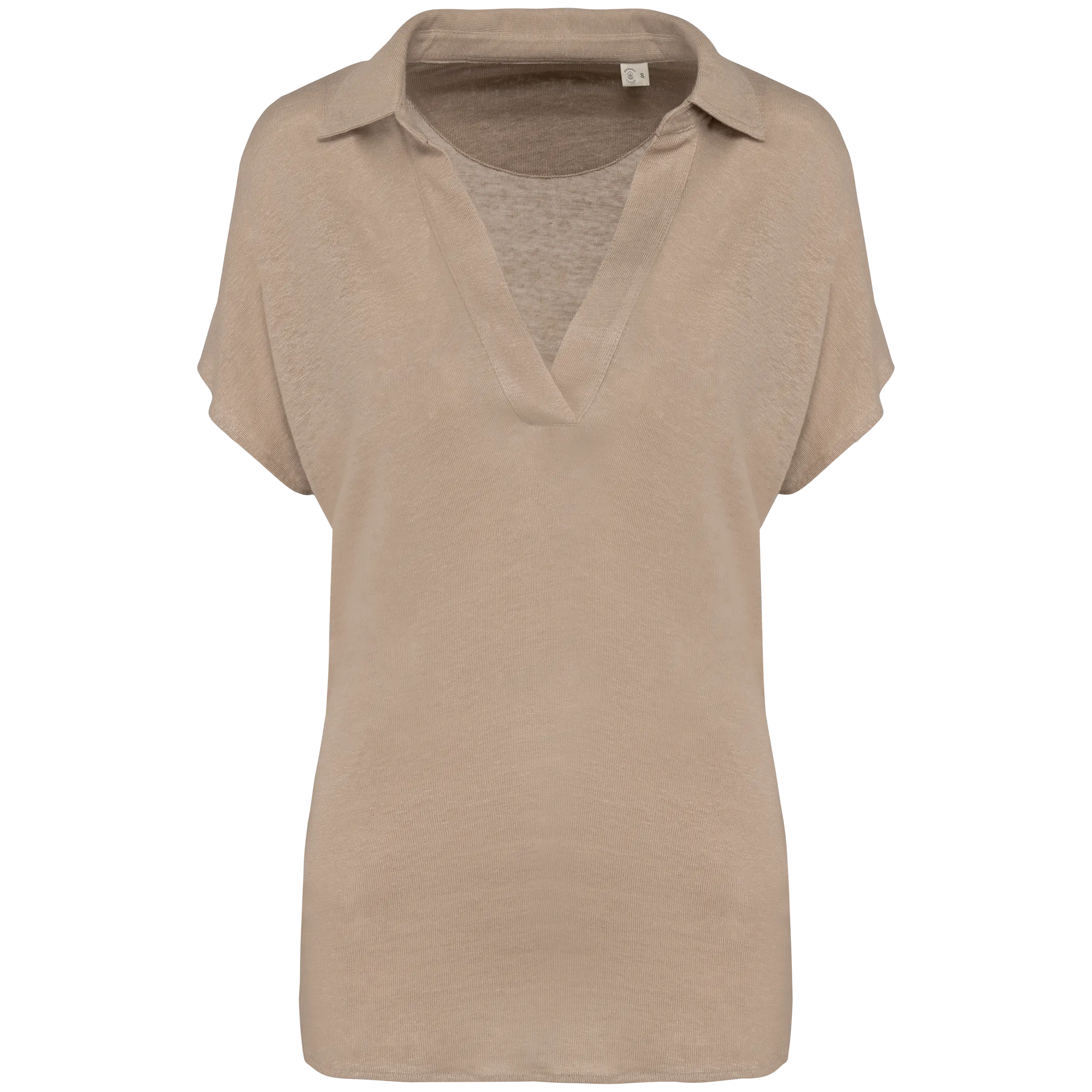 Polo de lino mujer