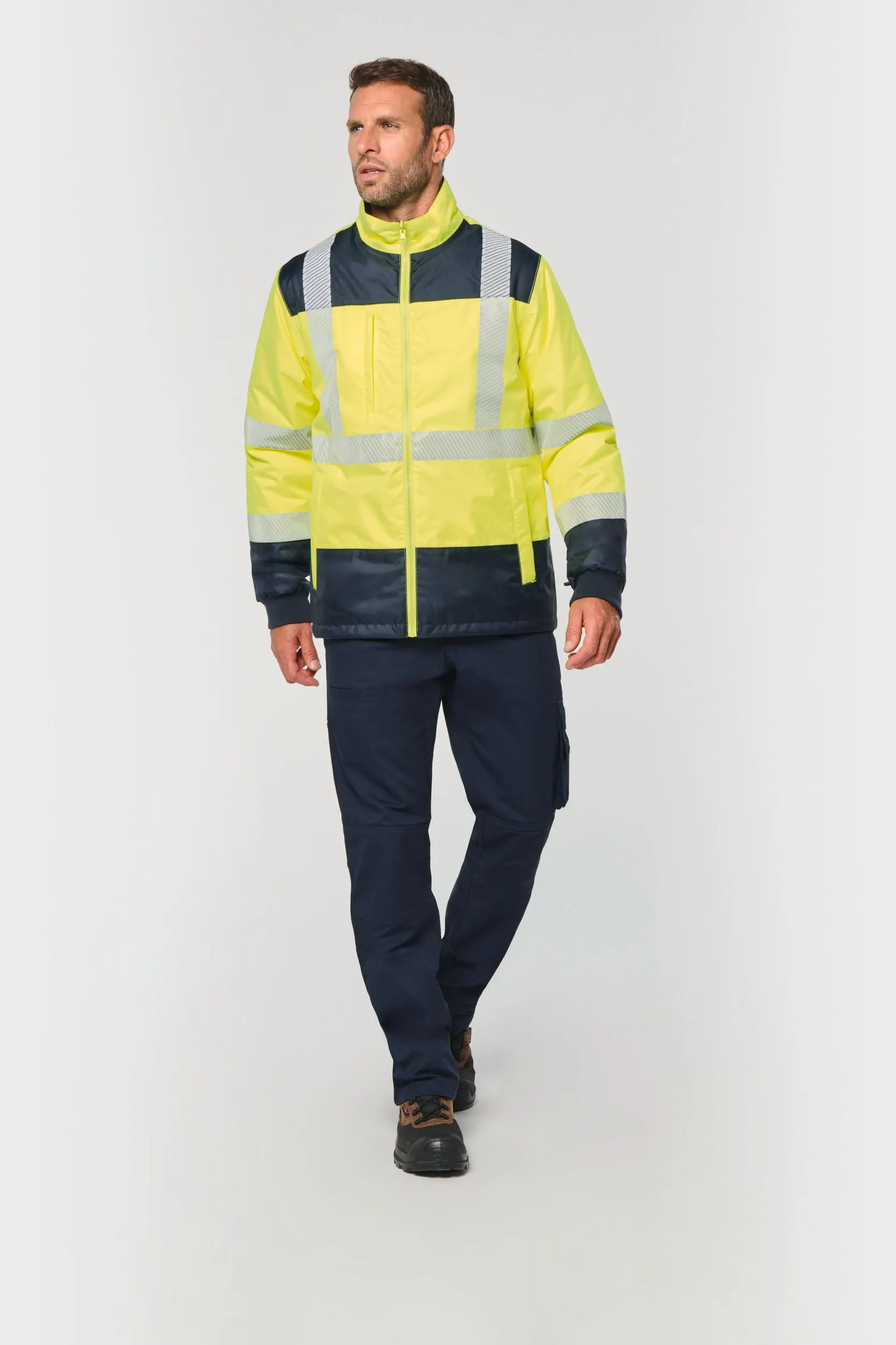 Parka de seguridad reciclada 4 en 1 unisex