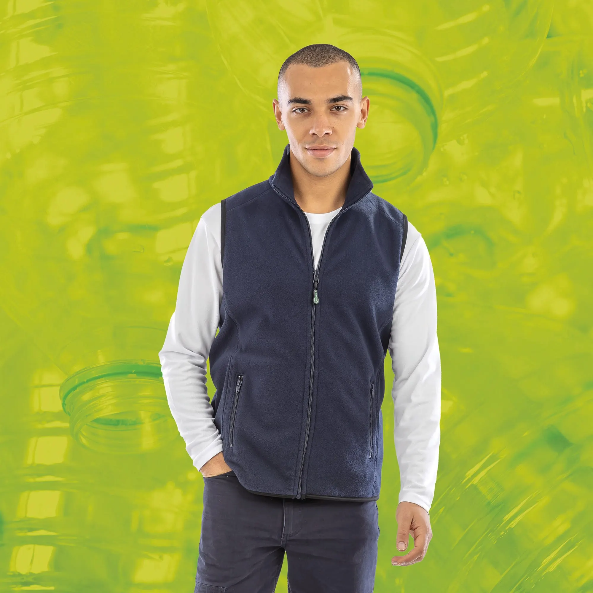 Chaleco reciclado<br/>