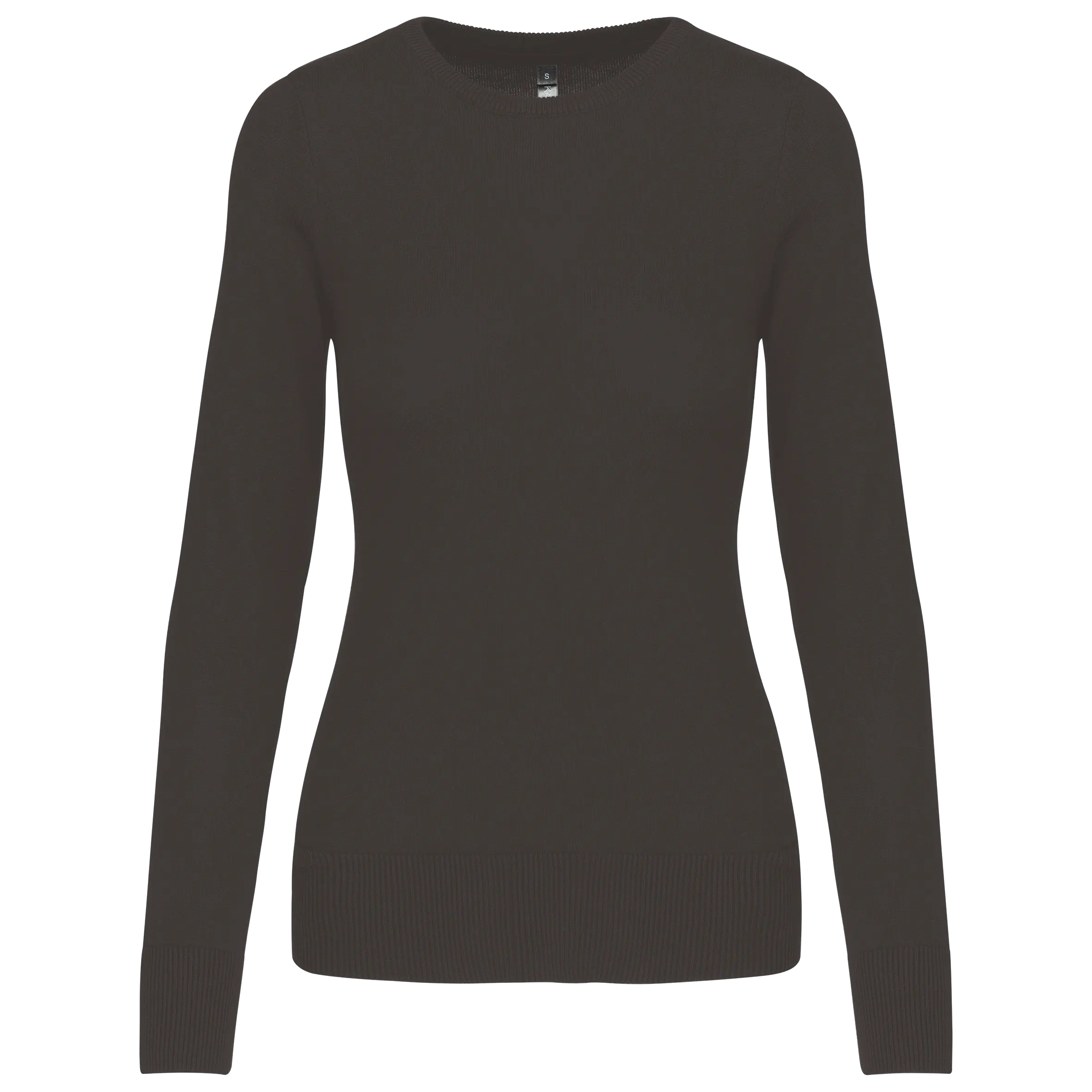Jersey cuello redondo manga larga mujer