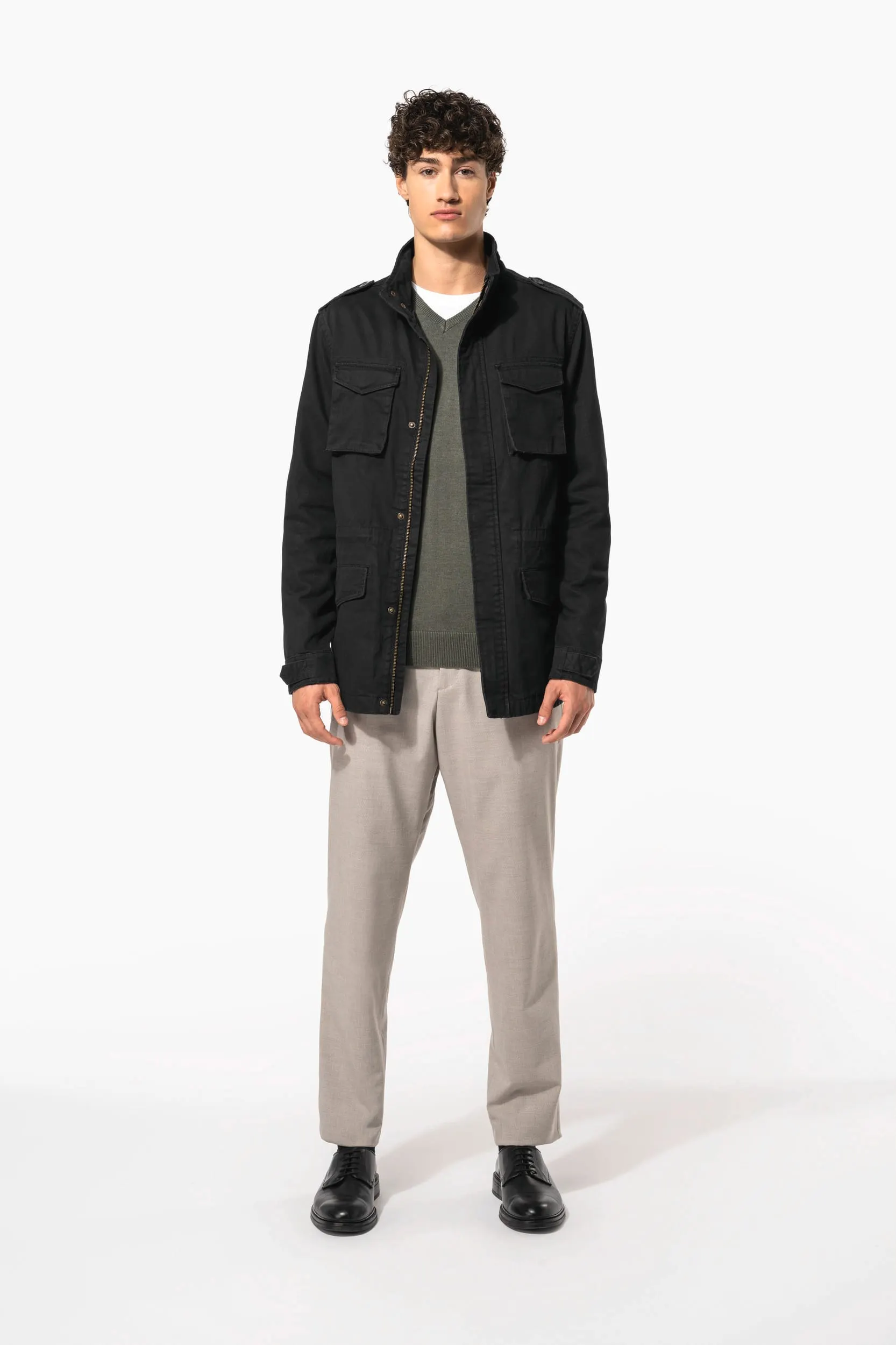 Chaqueta safari hombre