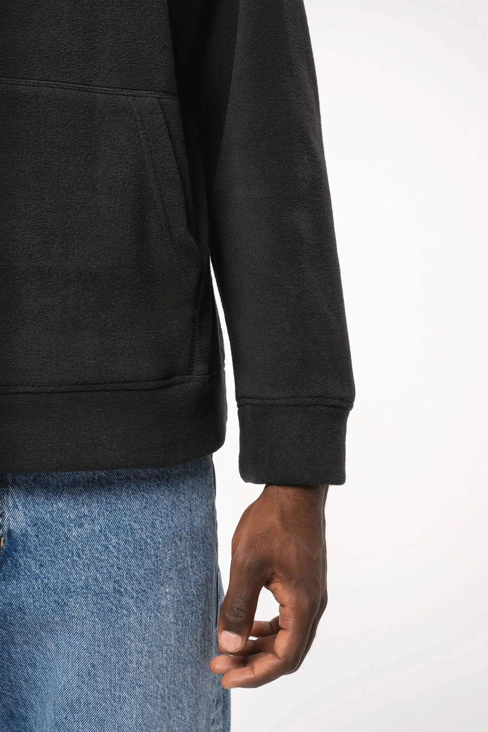 Sudadera oversize con capucha - micropolar reciclado - Unisex