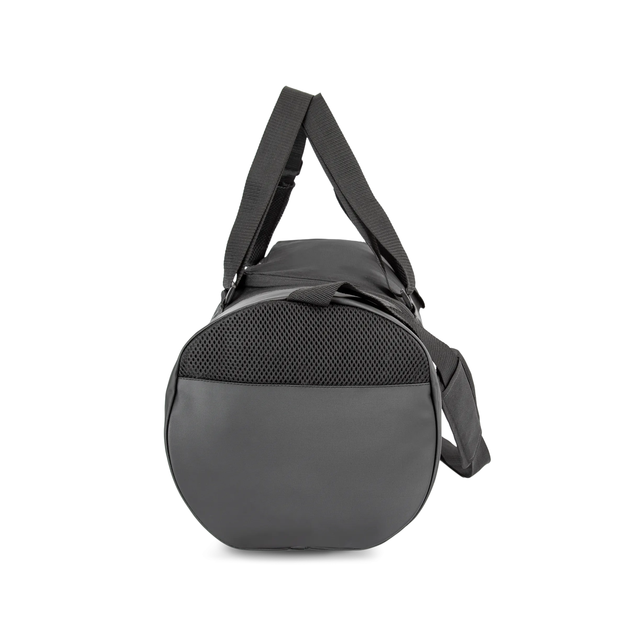 Bolsa de deporte cilíndrica con compartimento separado para calzado