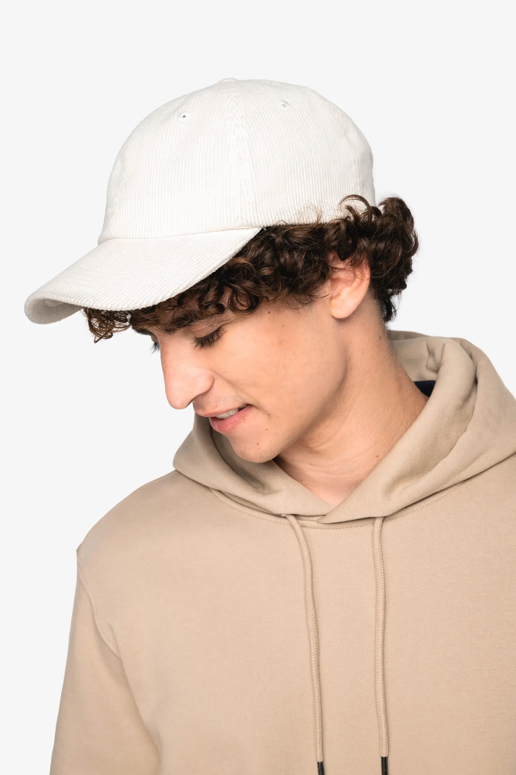 Gorra de pana ecorresponsable 6 paneles unisex