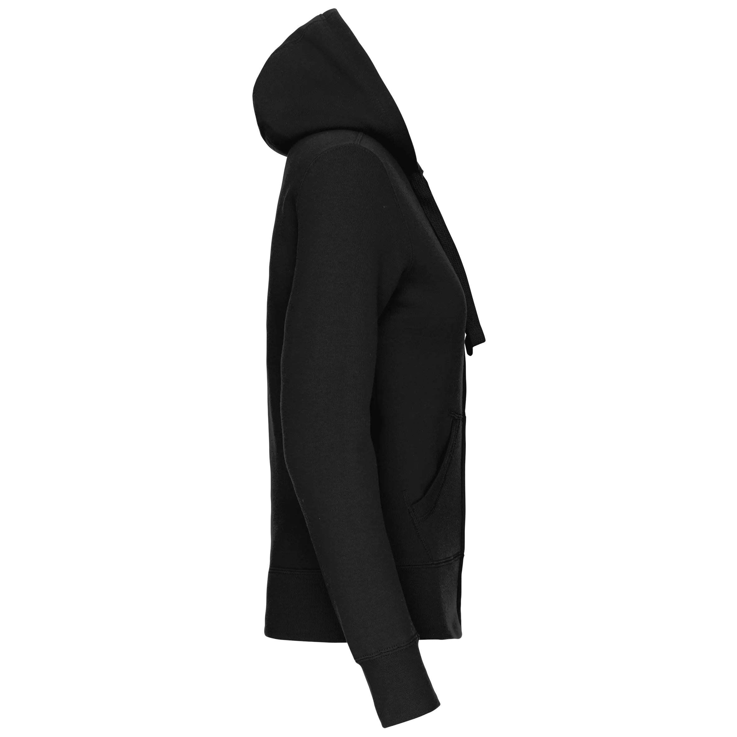 Sudadera con capucha y cremallera de mujer
